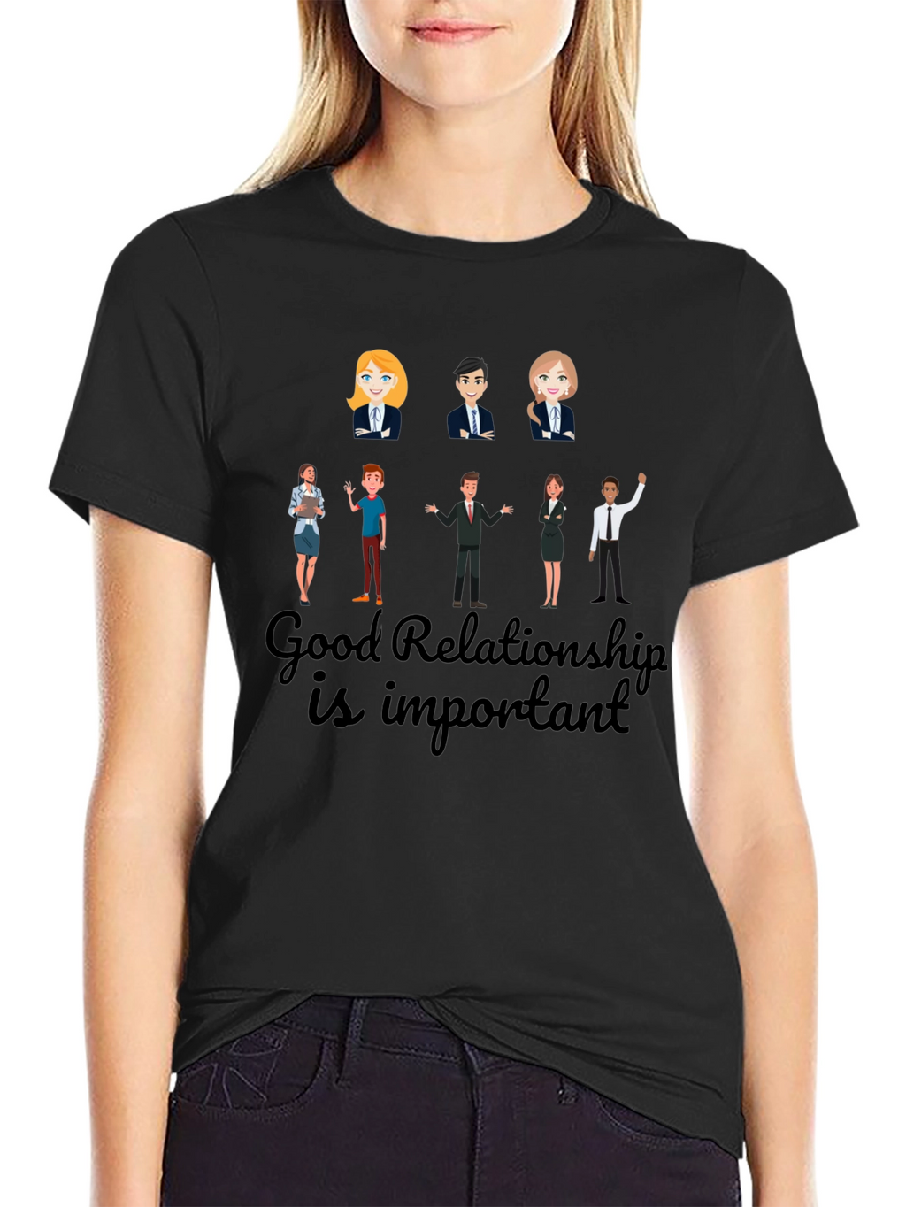 Good Relationship T-Shirt: Soft Cotton Blend Unisex Fit