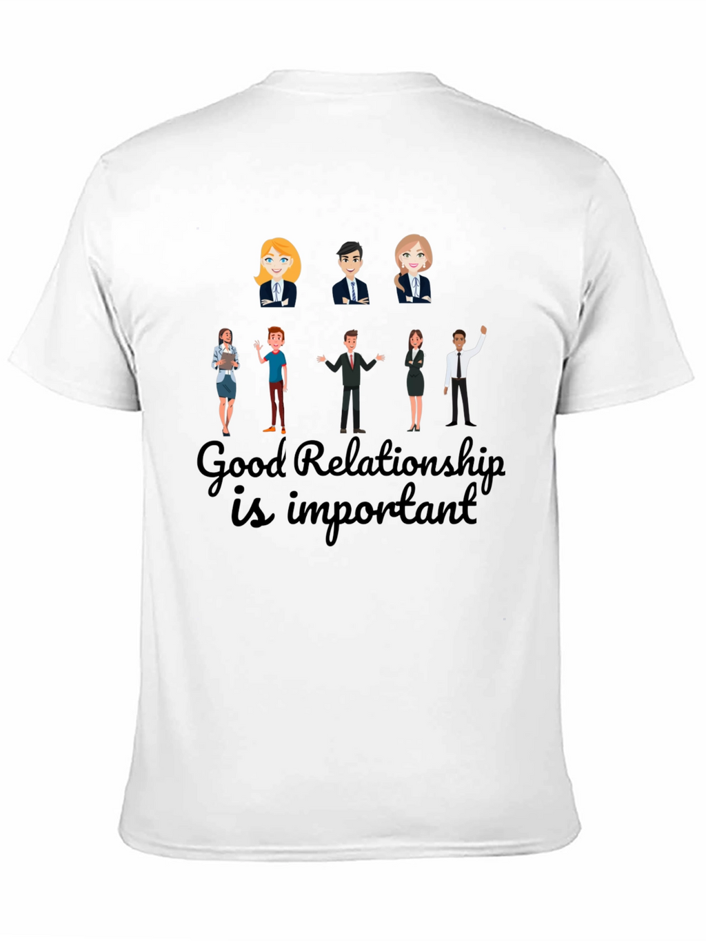 Good Relationship T-Shirt: Soft Cotton Blend Unisex Fit