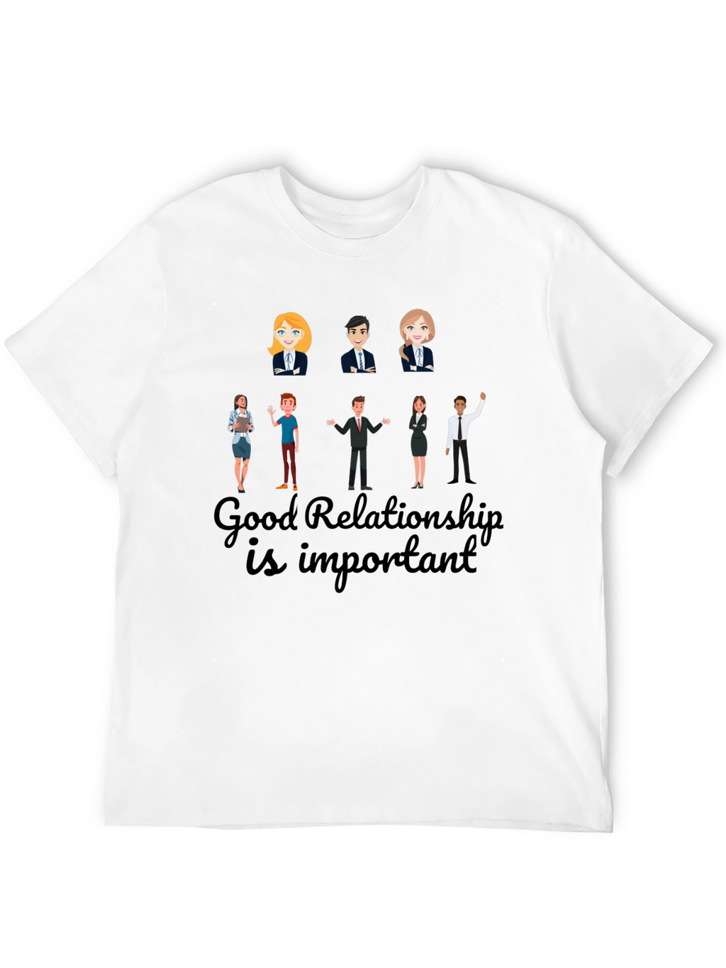 Good Relationship T-Shirt: Soft Cotton Blend Unisex Fit