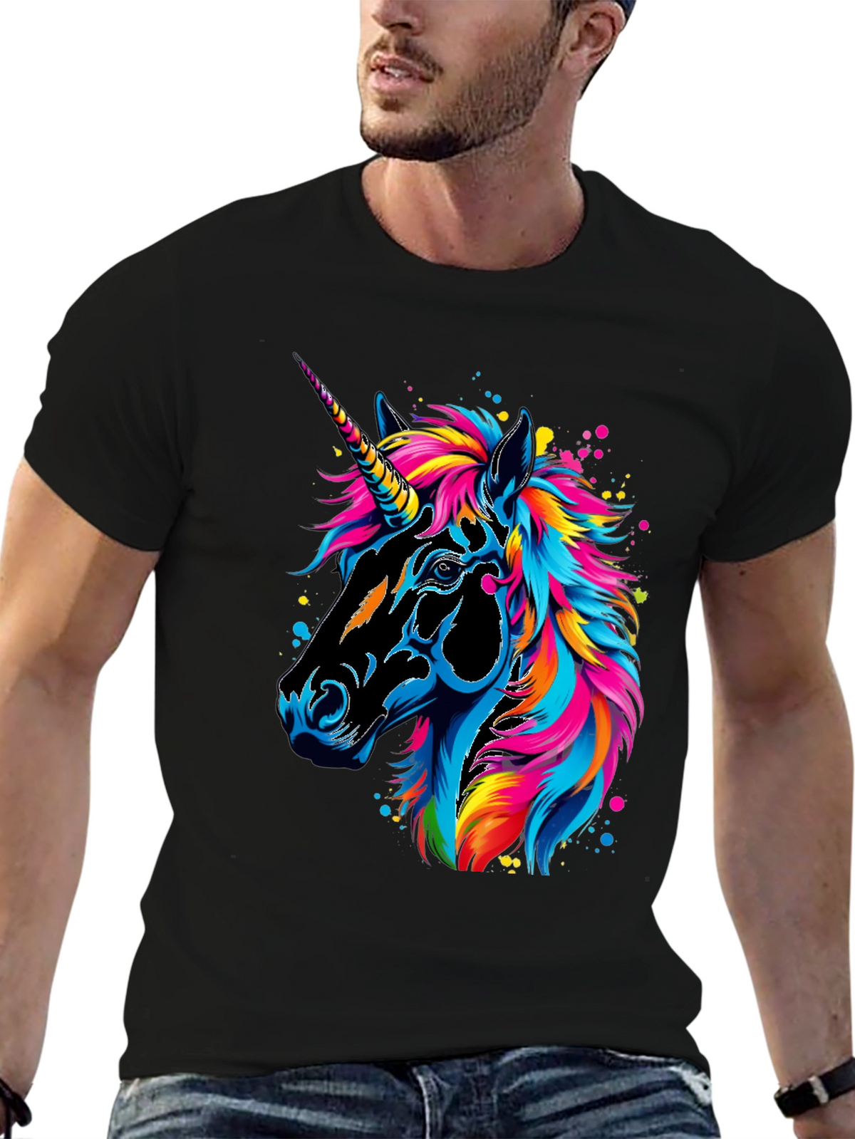 Unicorn T-Shirt - Colorful Fantasy Graphic Tee