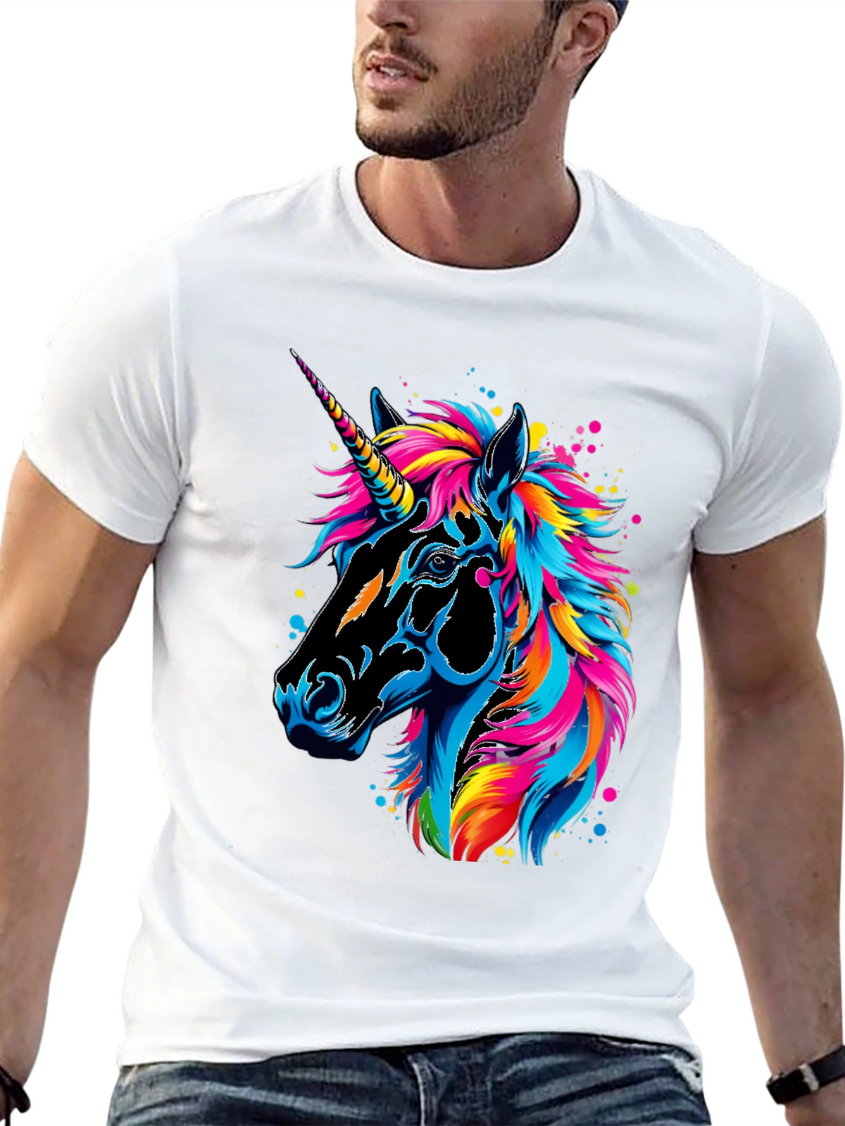 Unicorn T-Shirt - Colorful Fantasy Graphic Tee