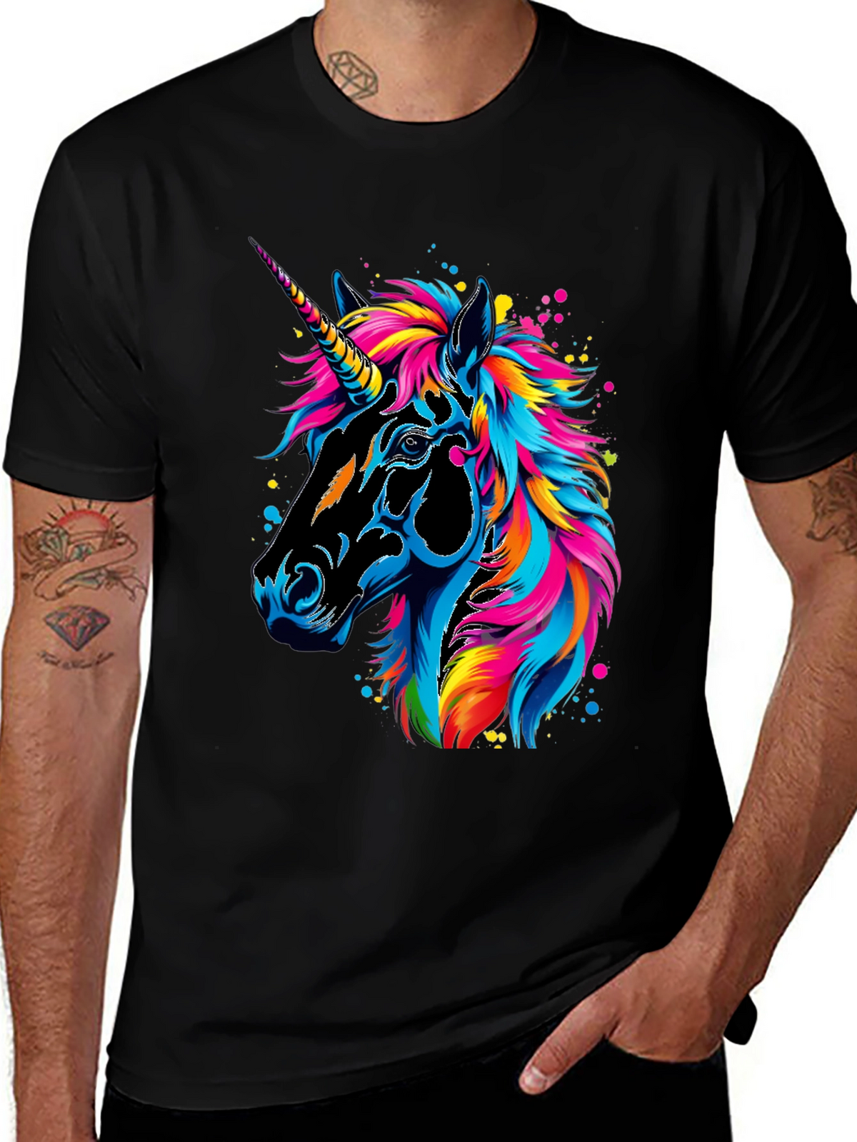 Unicorn T-Shirt - Colorful Fantasy Graphic Tee