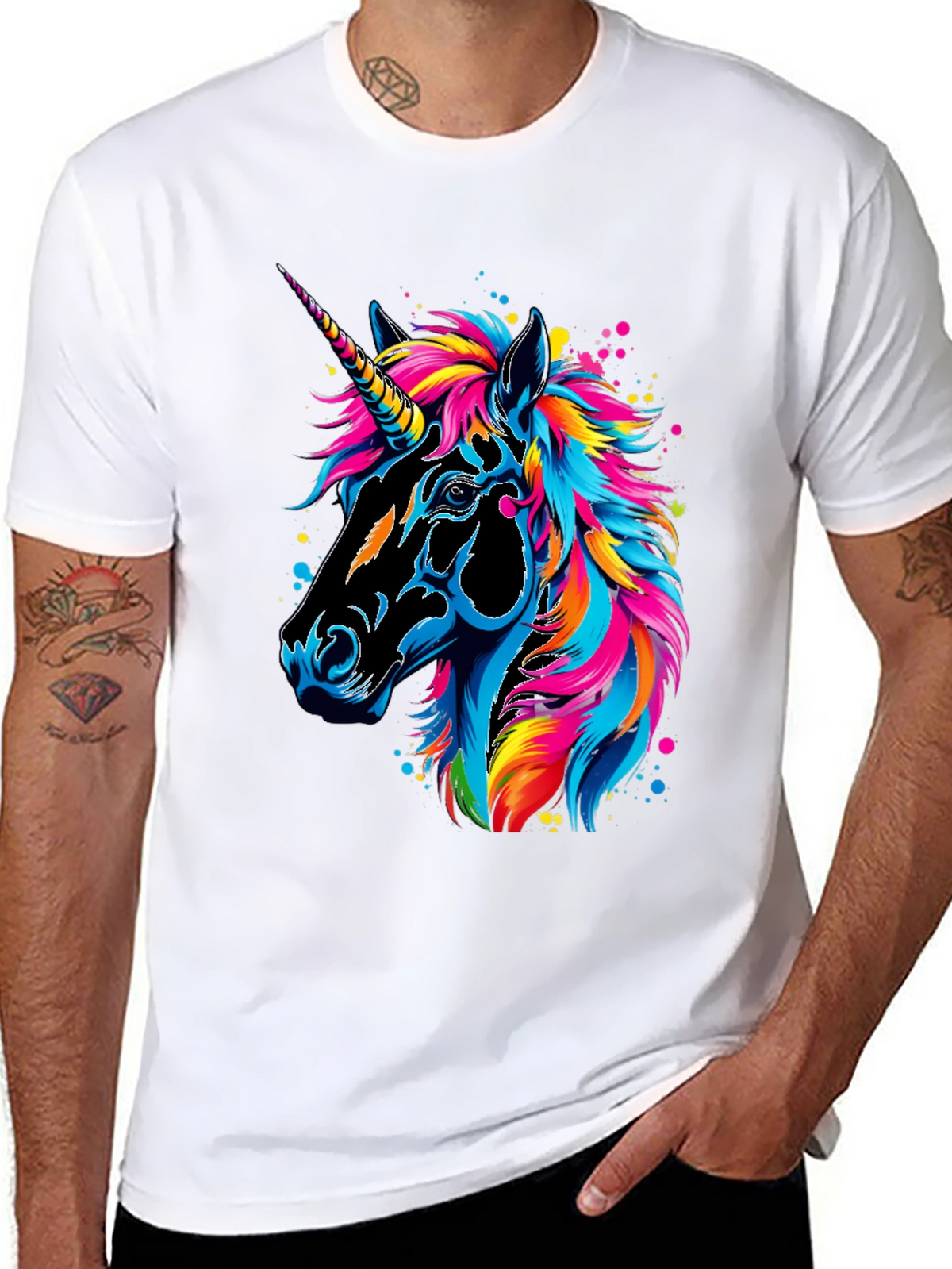 Unicorn T-Shirt - Colorful Fantasy Graphic Tee