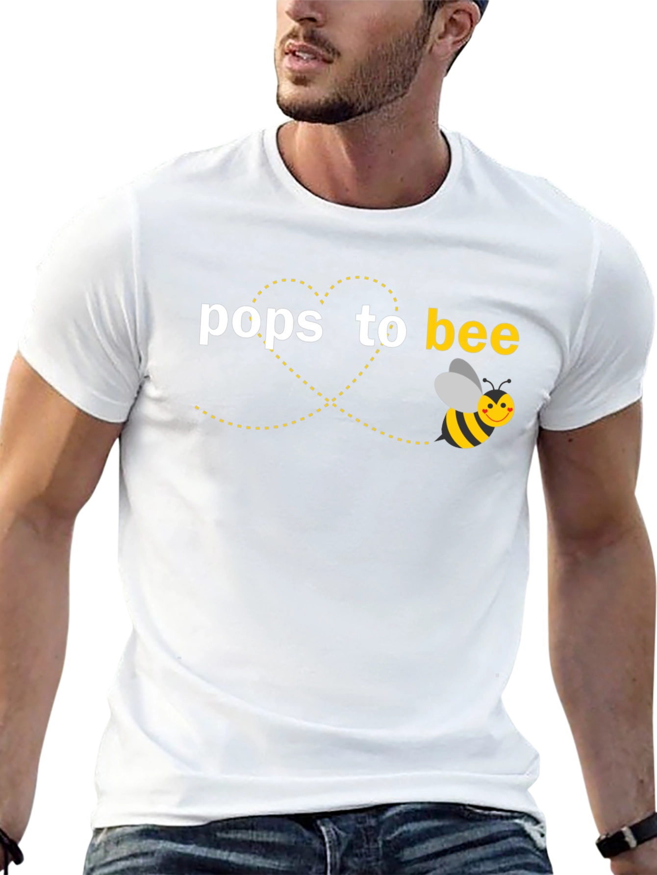 Pops to Bee T-Shirt - Expecting Dad Gift
