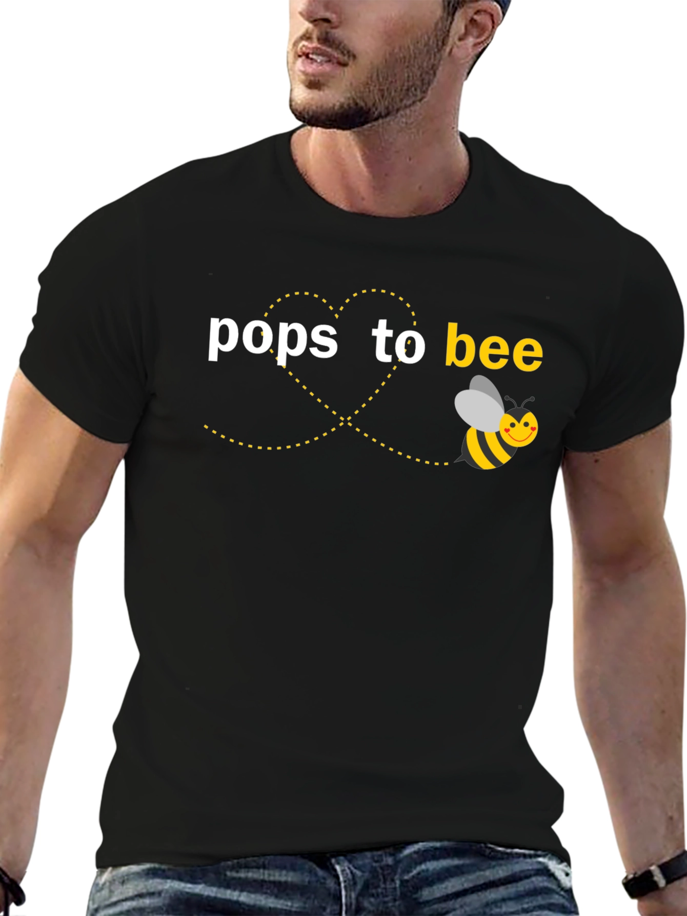 Pops to Bee T-Shirt - Expecting Dad Gift