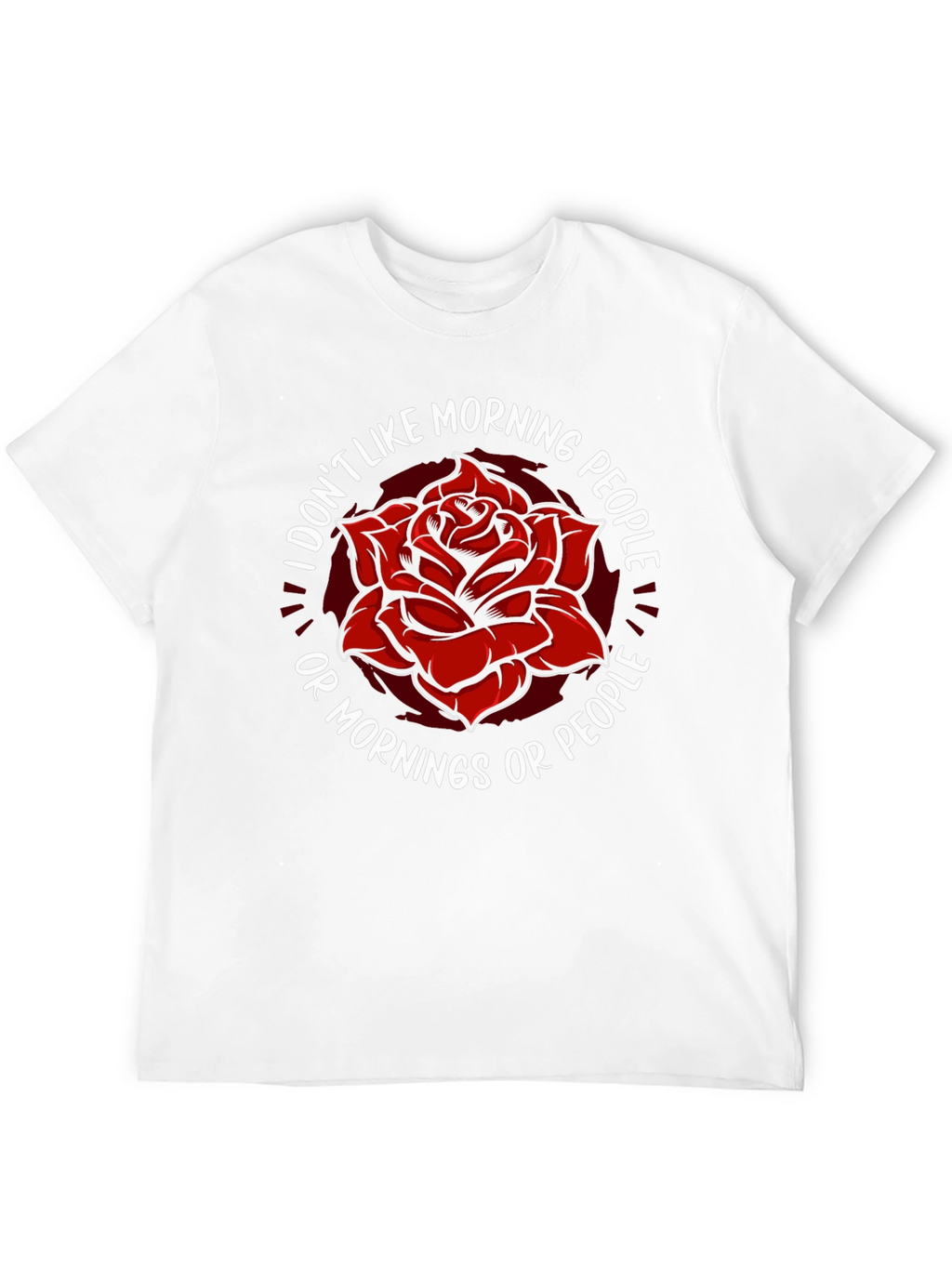 I Dont Like Morning People Graphic Tee