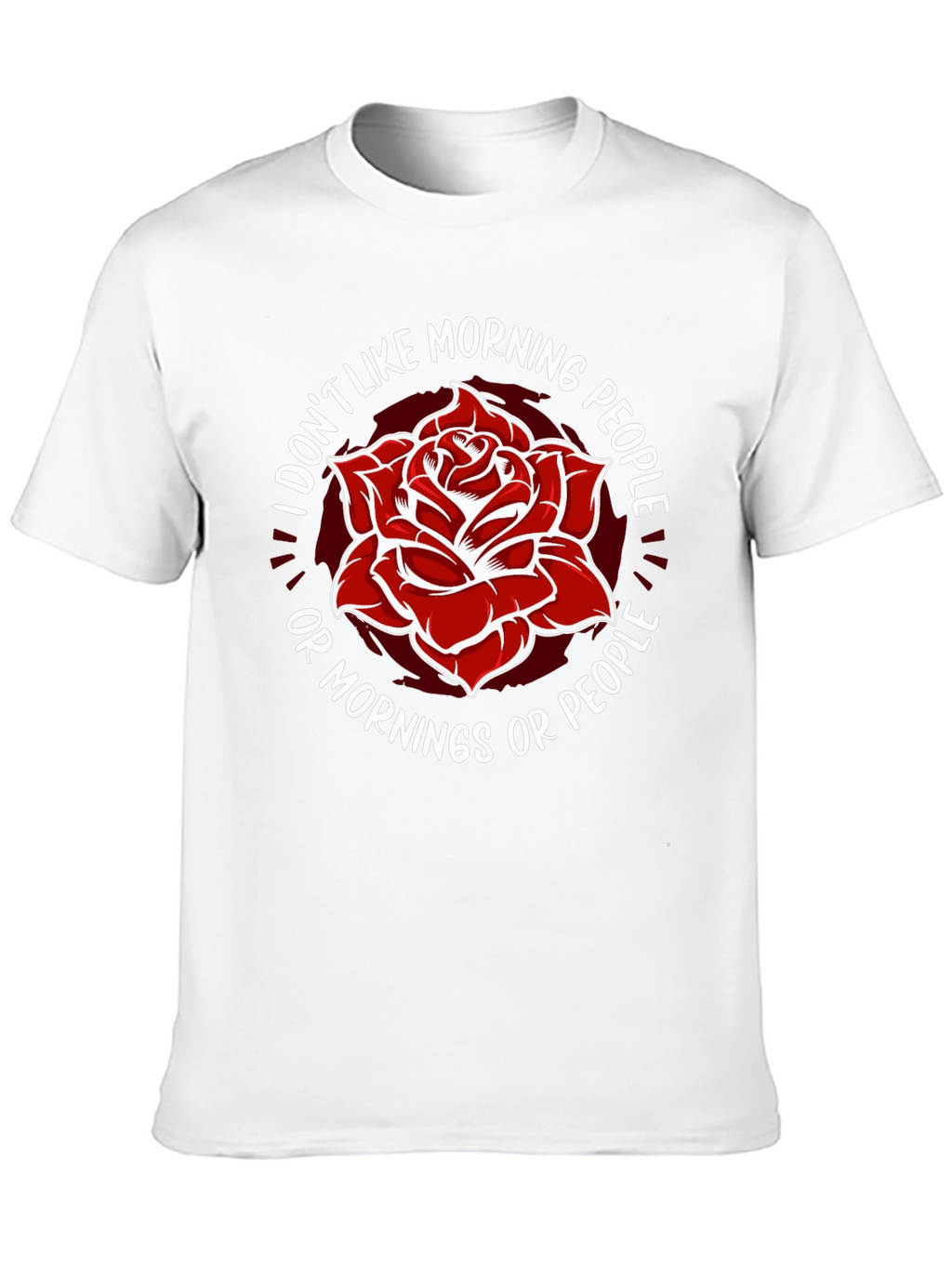 I Dont Like Morning People Graphic Tee
