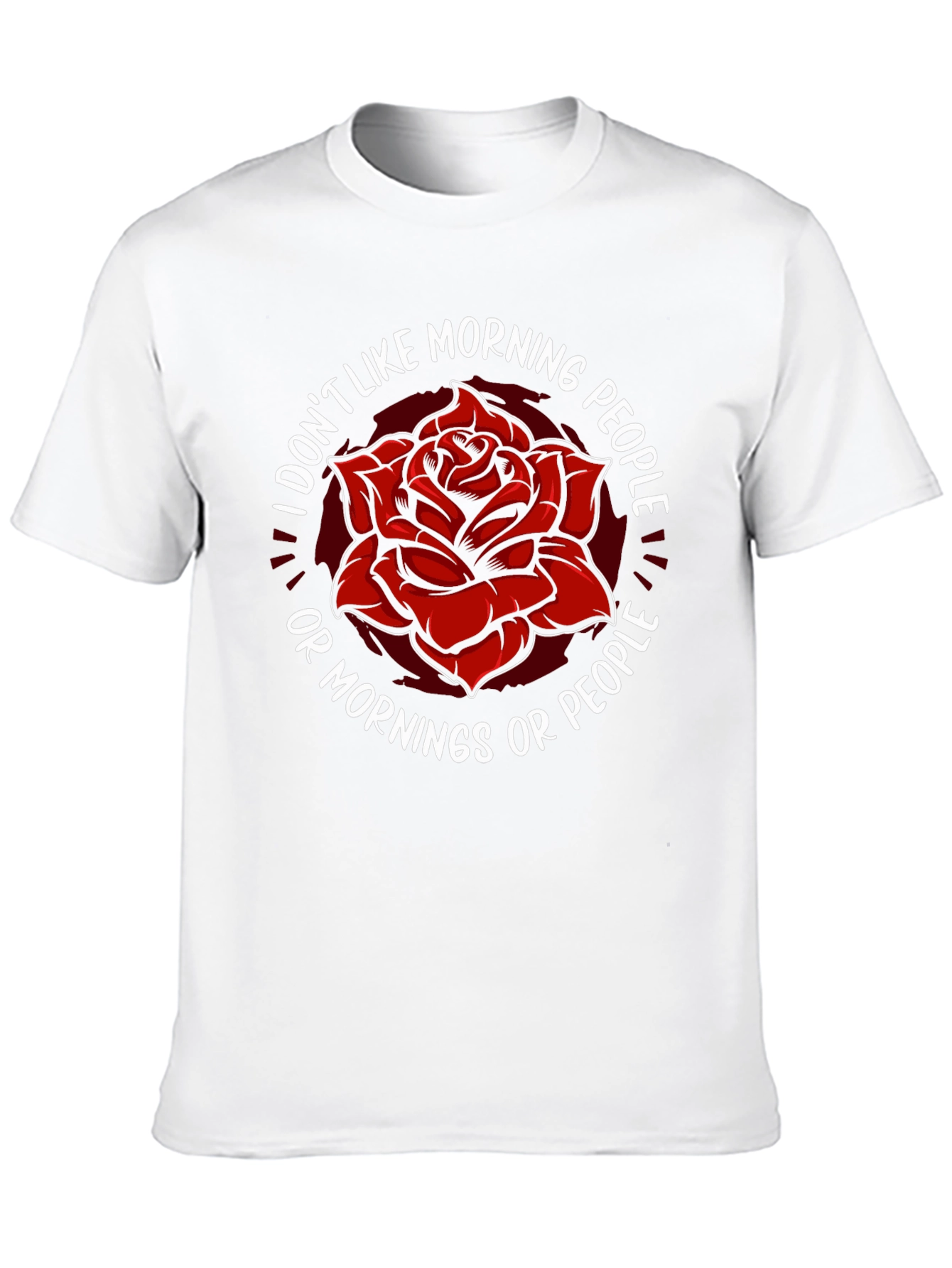 I Dont Like Morning People Graphic Tee