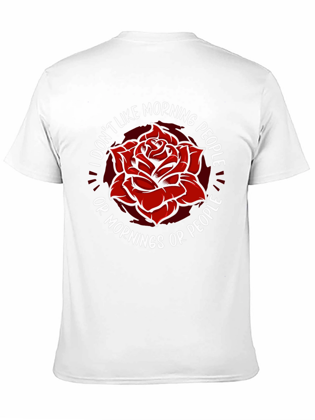 I Dont Like Morning People Graphic Tee