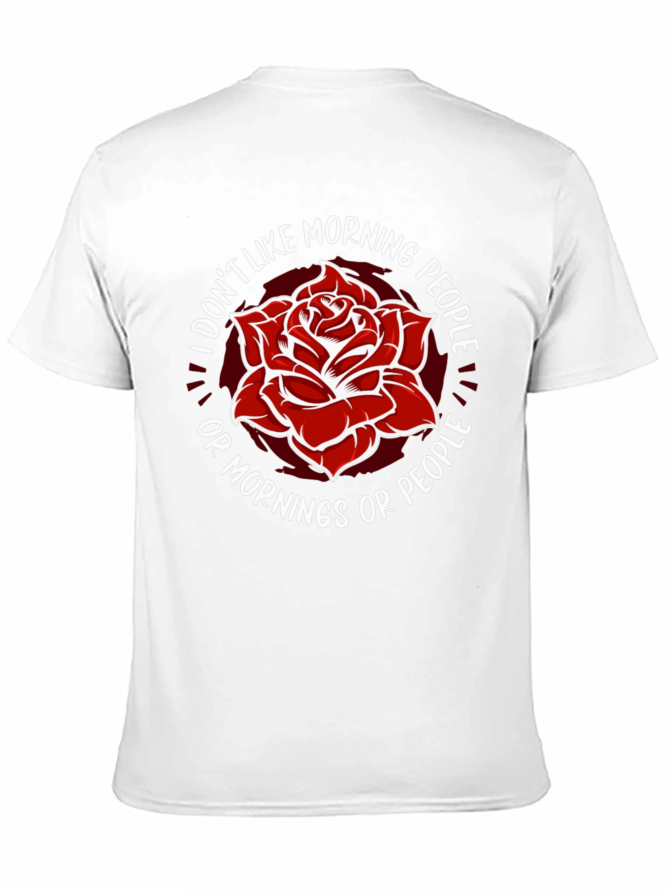 I Dont Like Morning People Graphic Tee