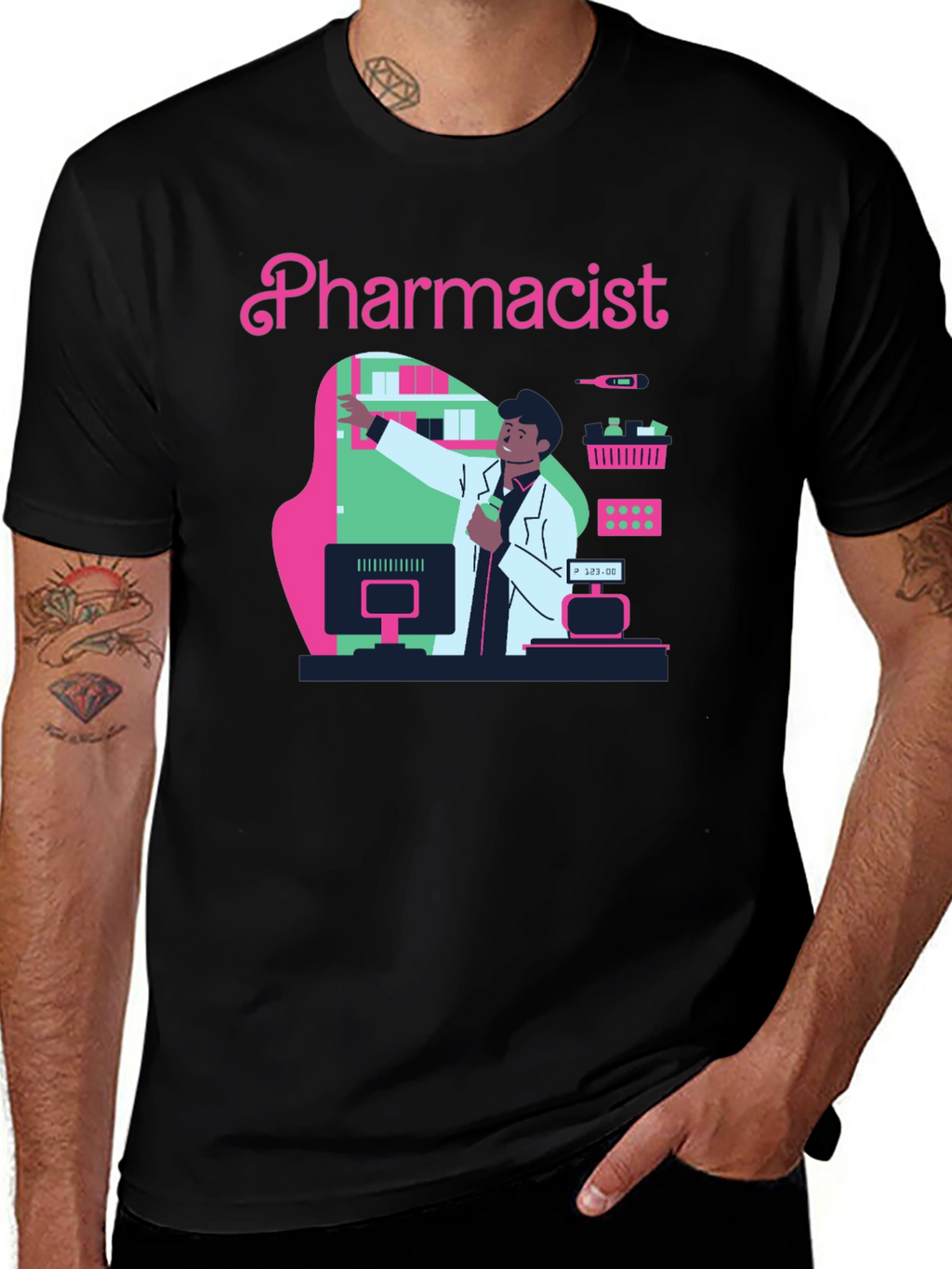 Pharmacist T-Shirt - Medical Profession Graphic Tee