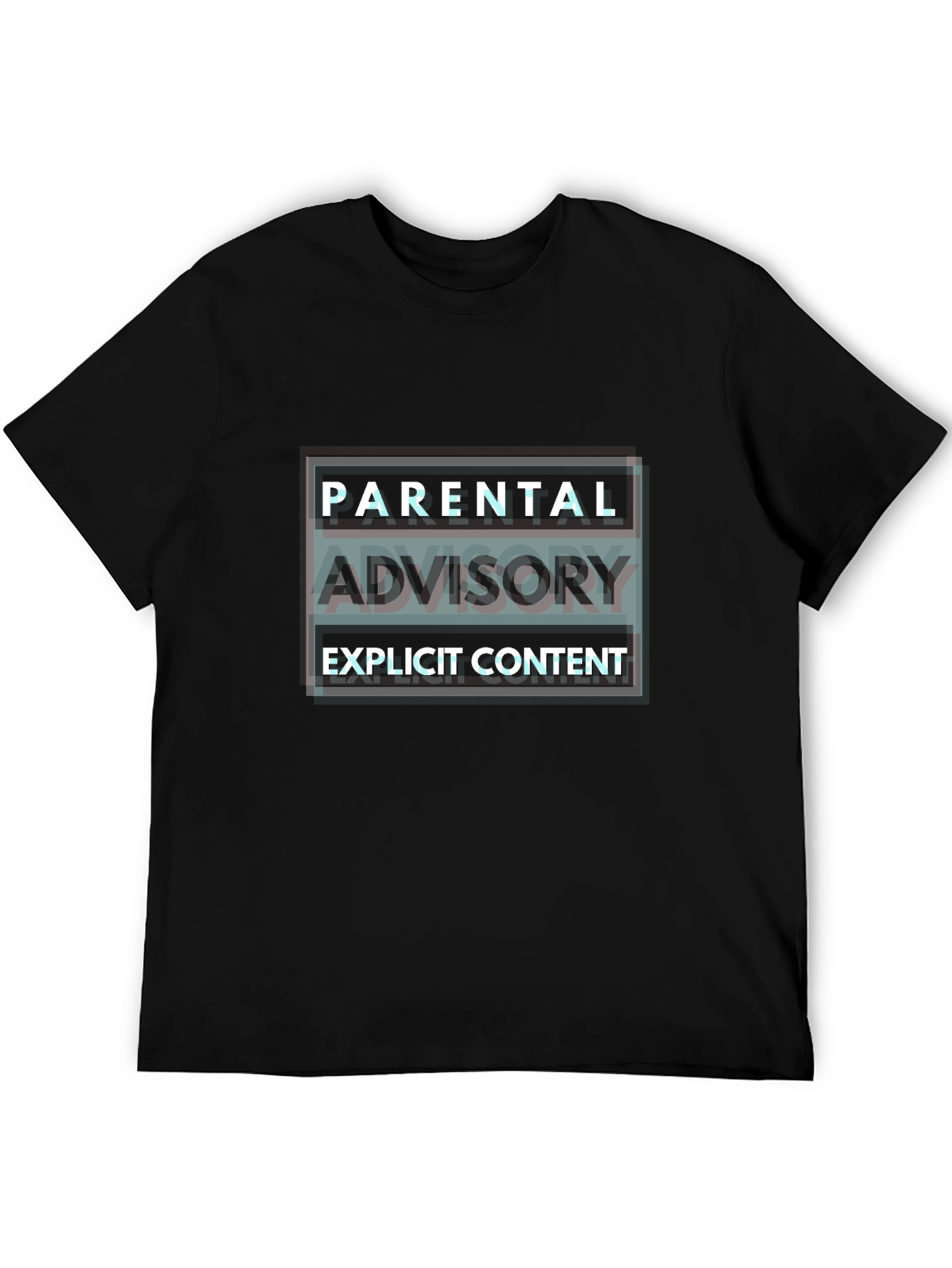 Parental Advisory Explicit Content Graphic T-Shirt