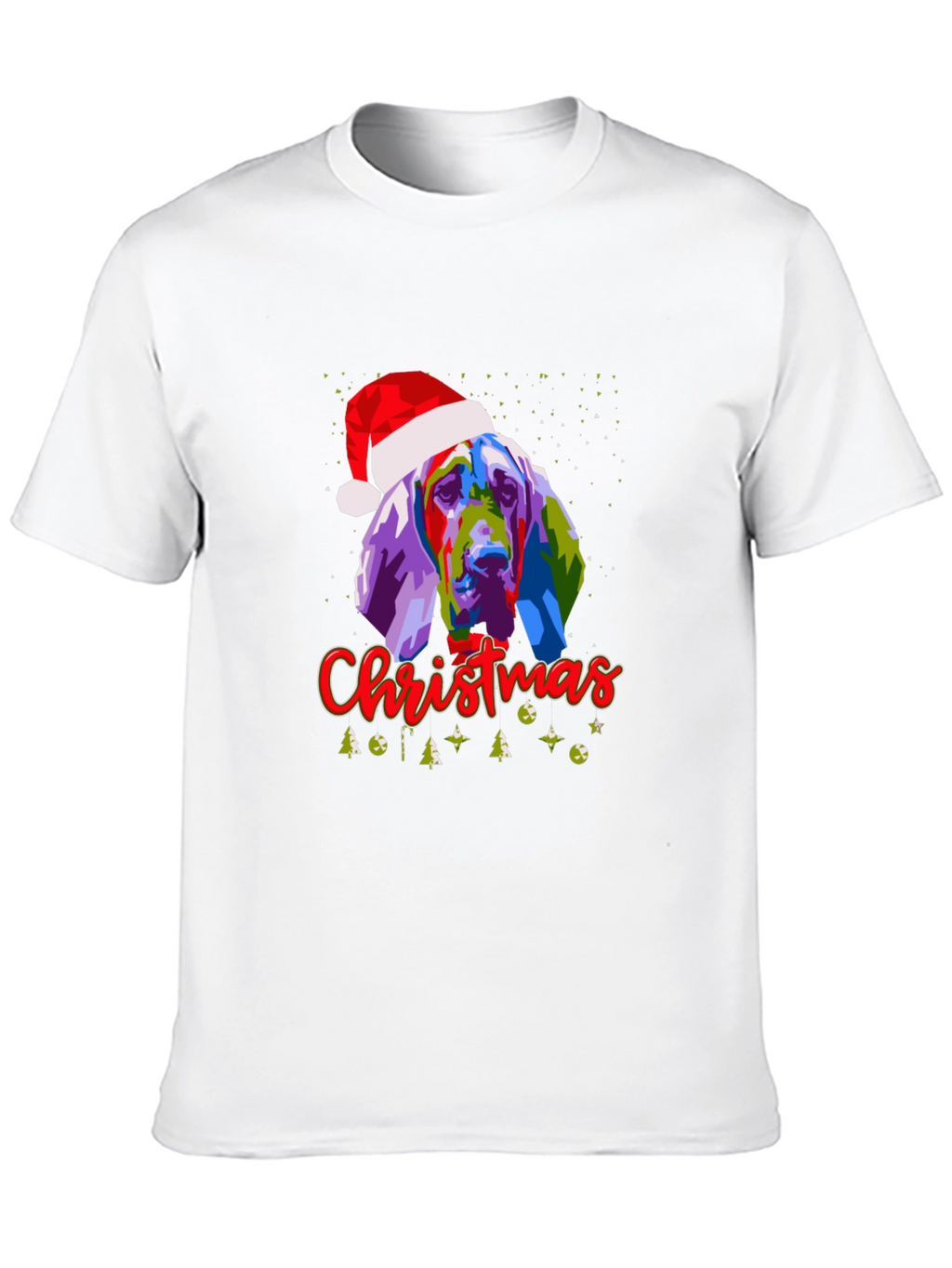 Christmas Dog Graphic T-Shirt