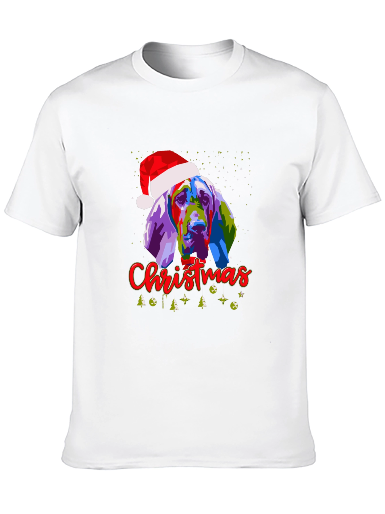Christmas Dog Graphic T-Shirt