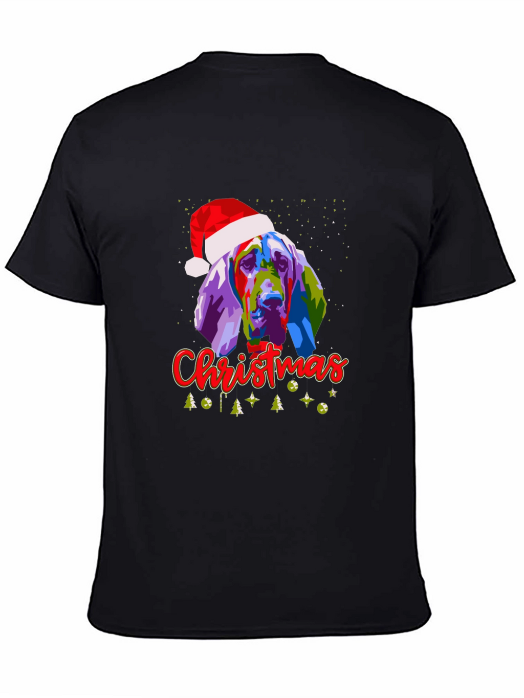 Christmas Dog Graphic T-Shirt