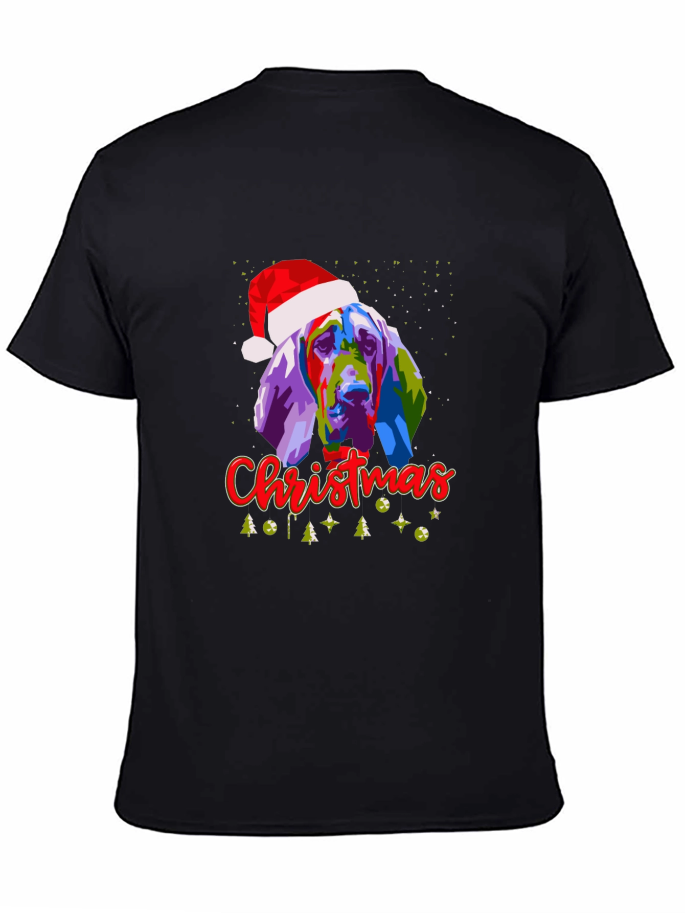 Christmas Dog Graphic T-Shirt