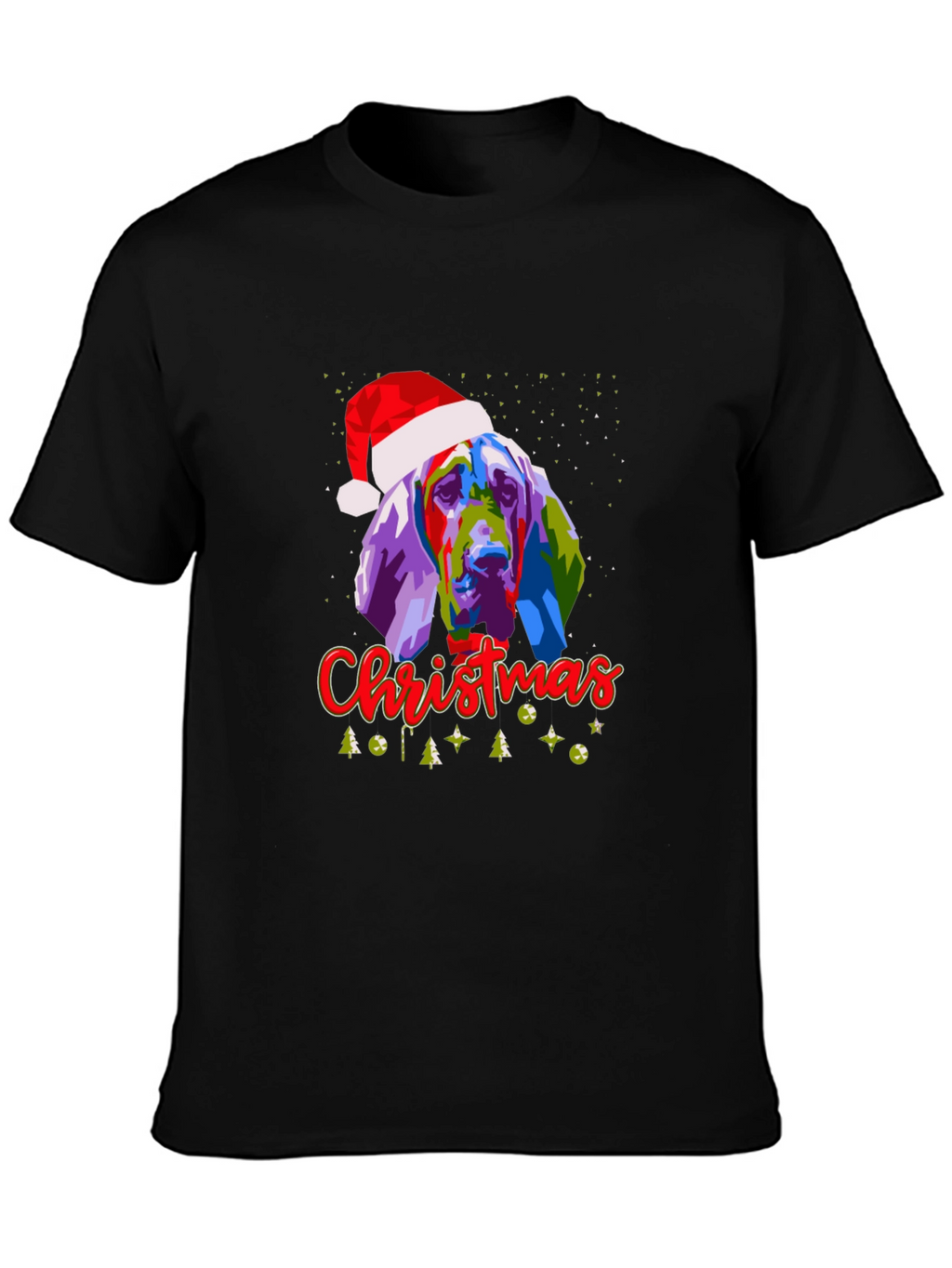 Christmas Dog Graphic T-Shirt