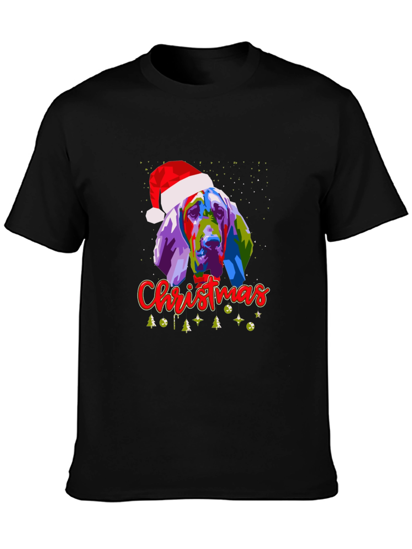 Christmas Dog Graphic T-Shirt