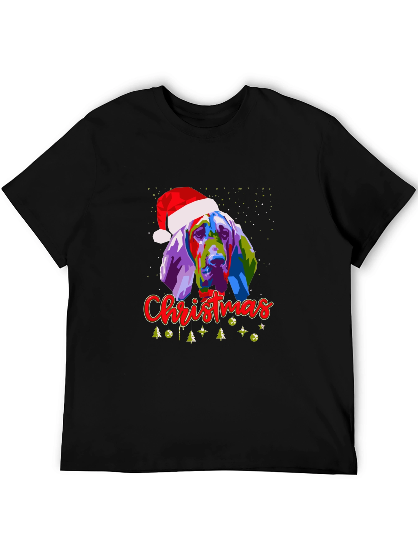 Christmas Dog Graphic T-Shirt