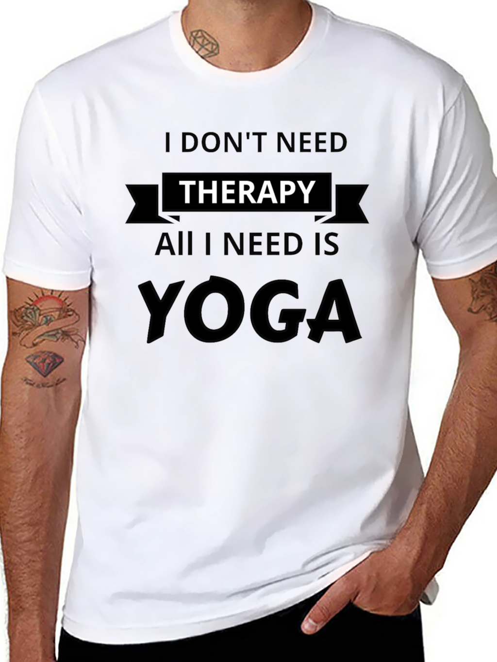 Funny Yoga Therapy T-Shirt