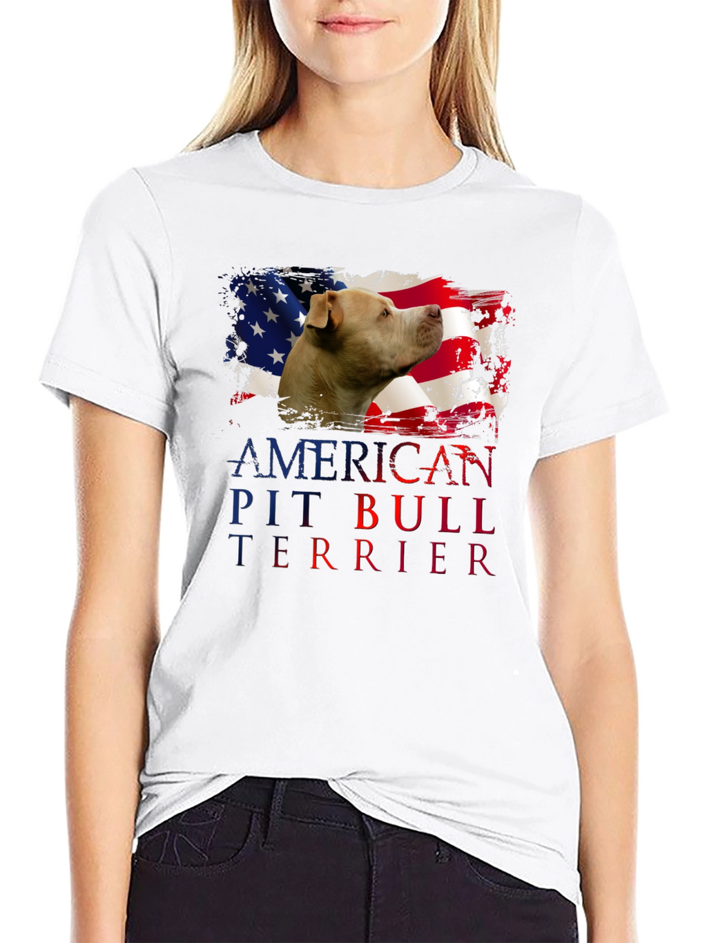 American Pit Bull Terrier Patriotic T-Shirt