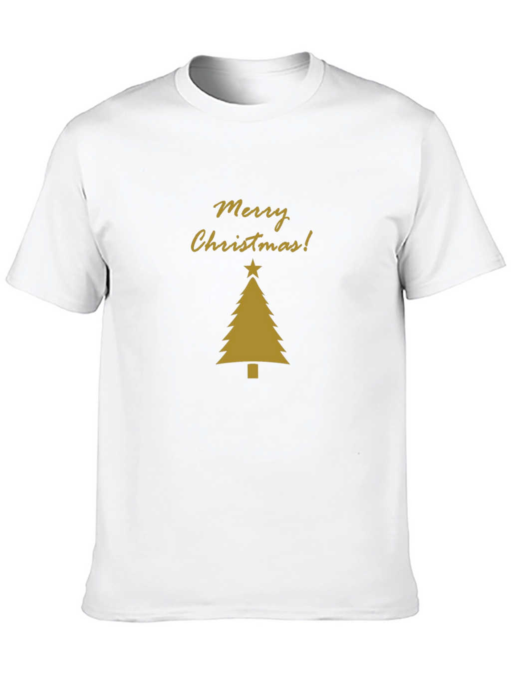 Merry Christmas Tree T-Shirt - Holiday Festive Wear