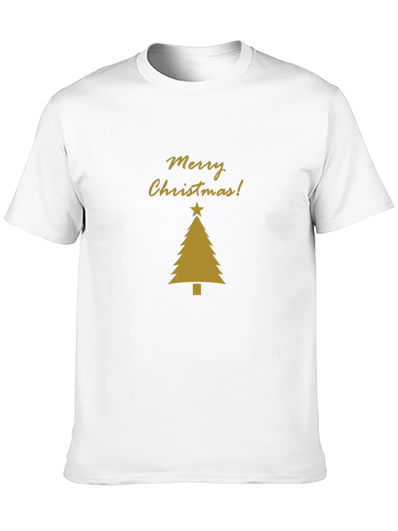 Merry Christmas Tree T-Shirt - Holiday Festive Wear