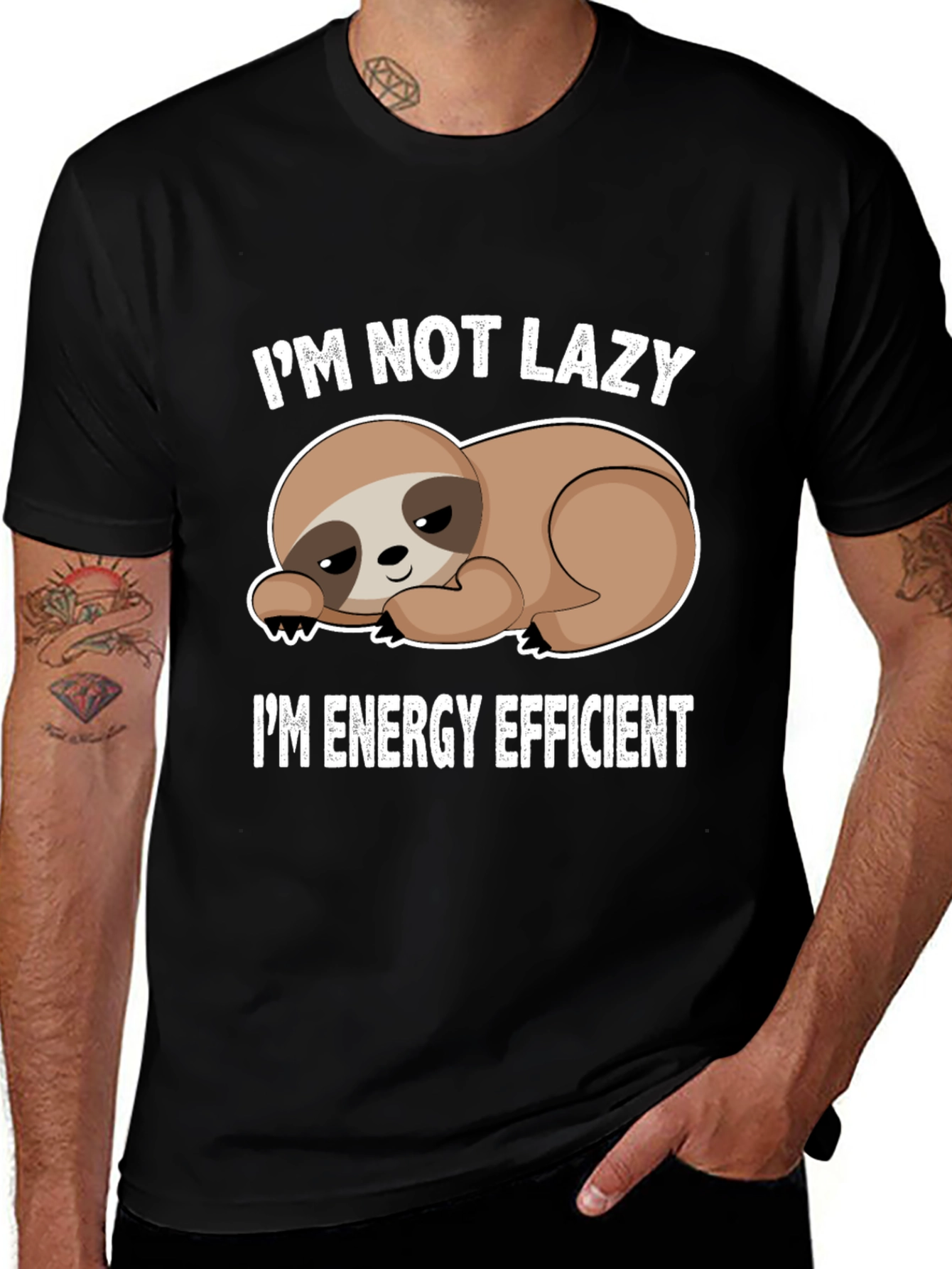 Im Not Lazy Im Energy Efficient Sloth T-Shirt