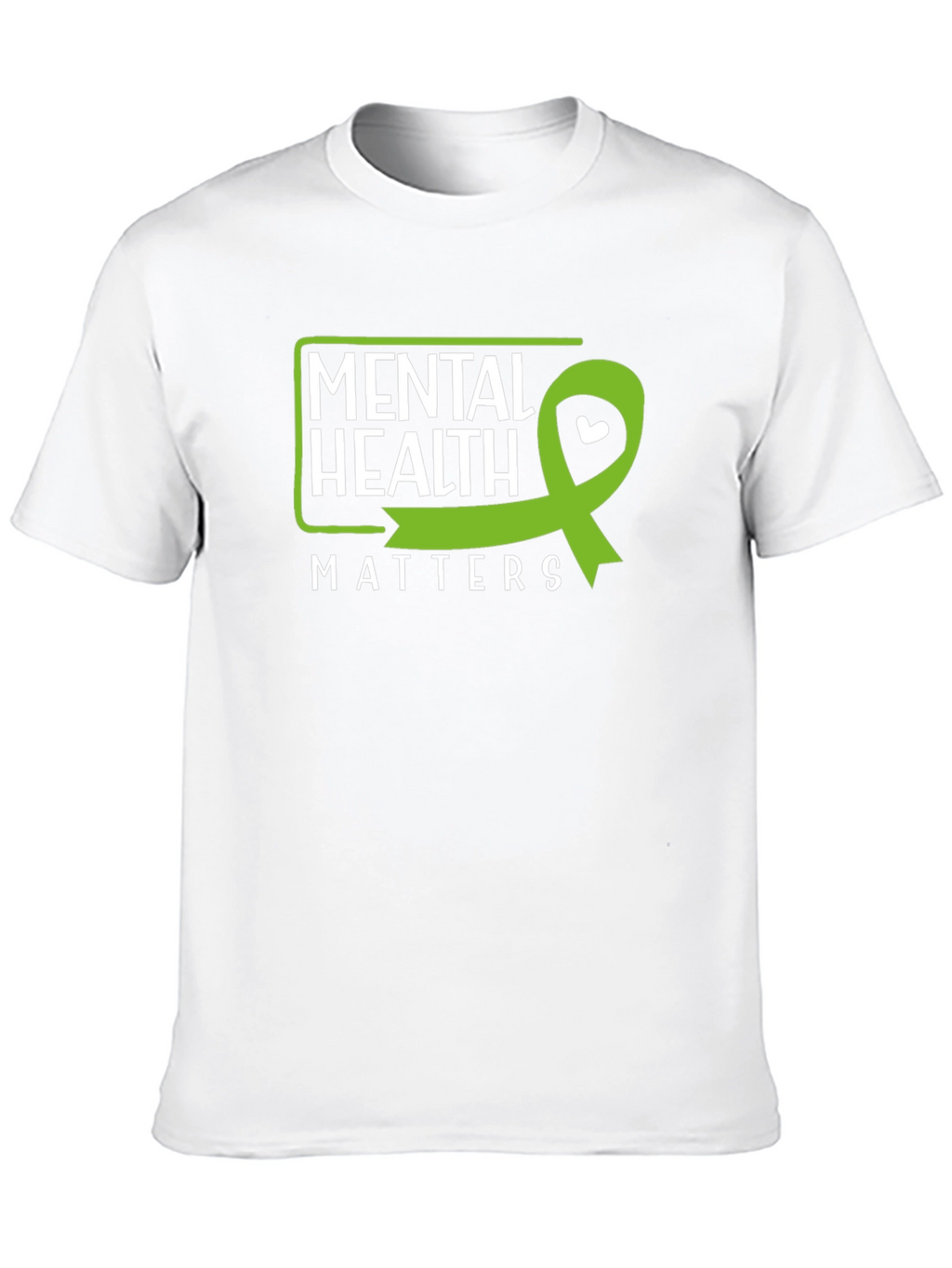 Mental Health Matters Tee - Green Ribbon Awareness