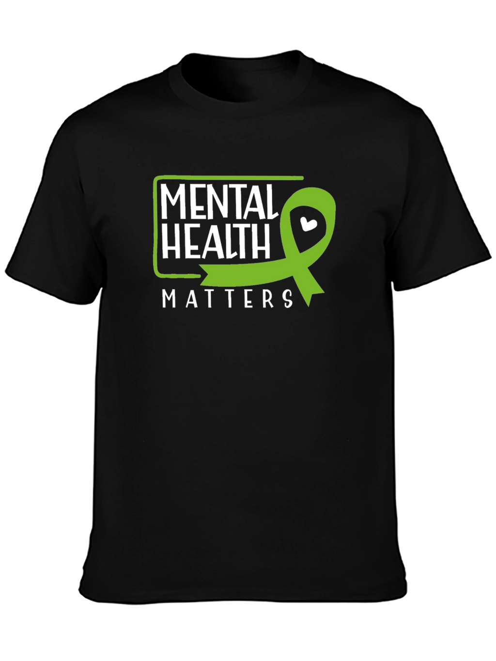 Mental Health Matters Tee - Green Ribbon Awareness