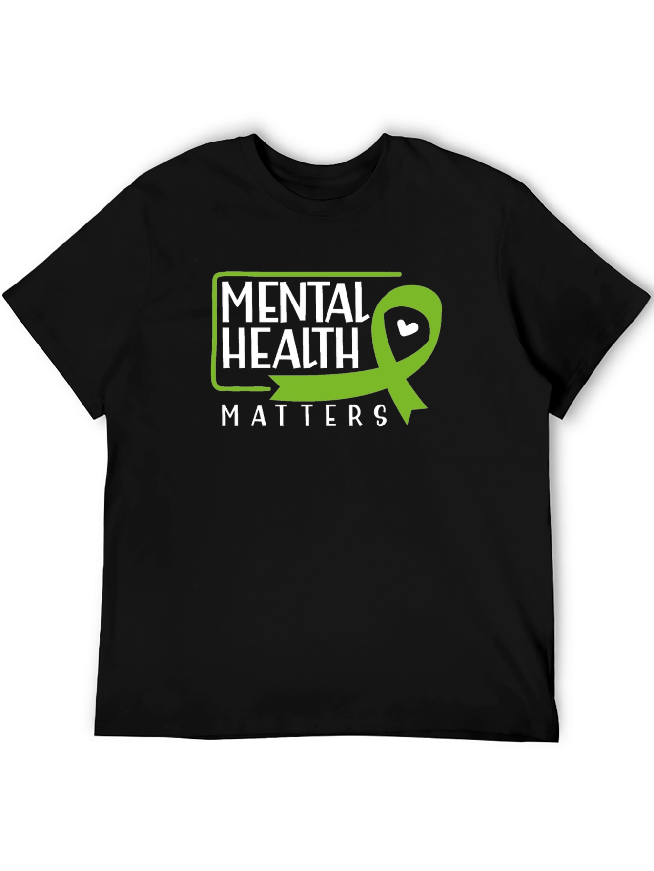Mental Health Matters Tee - Green Ribbon Awareness