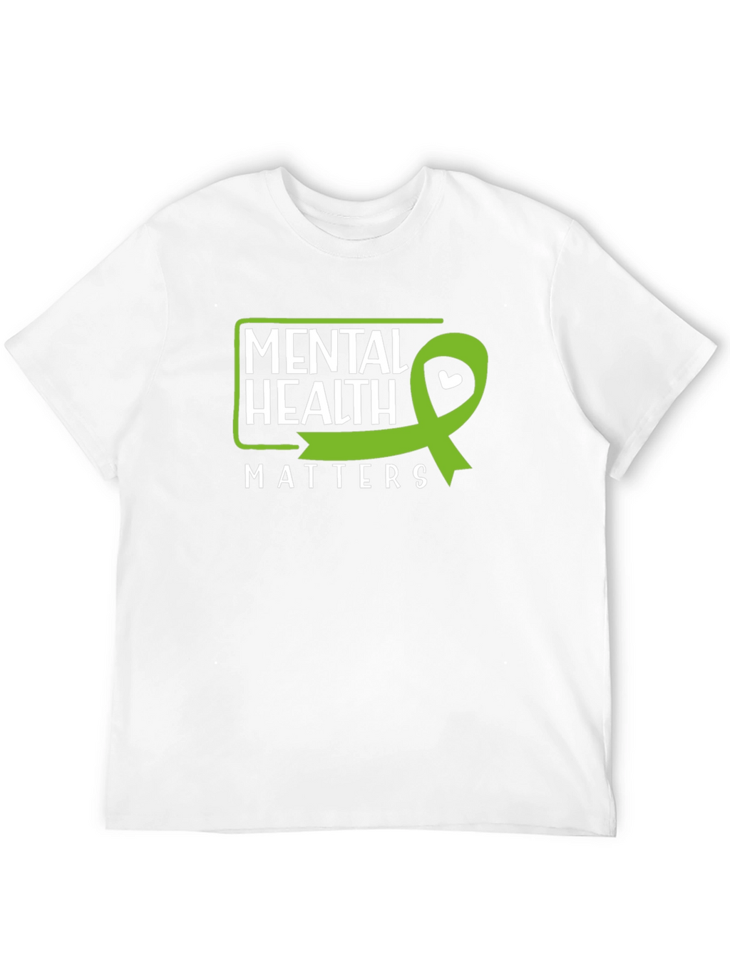 Mental Health Matters Tee - Green Ribbon Awareness
