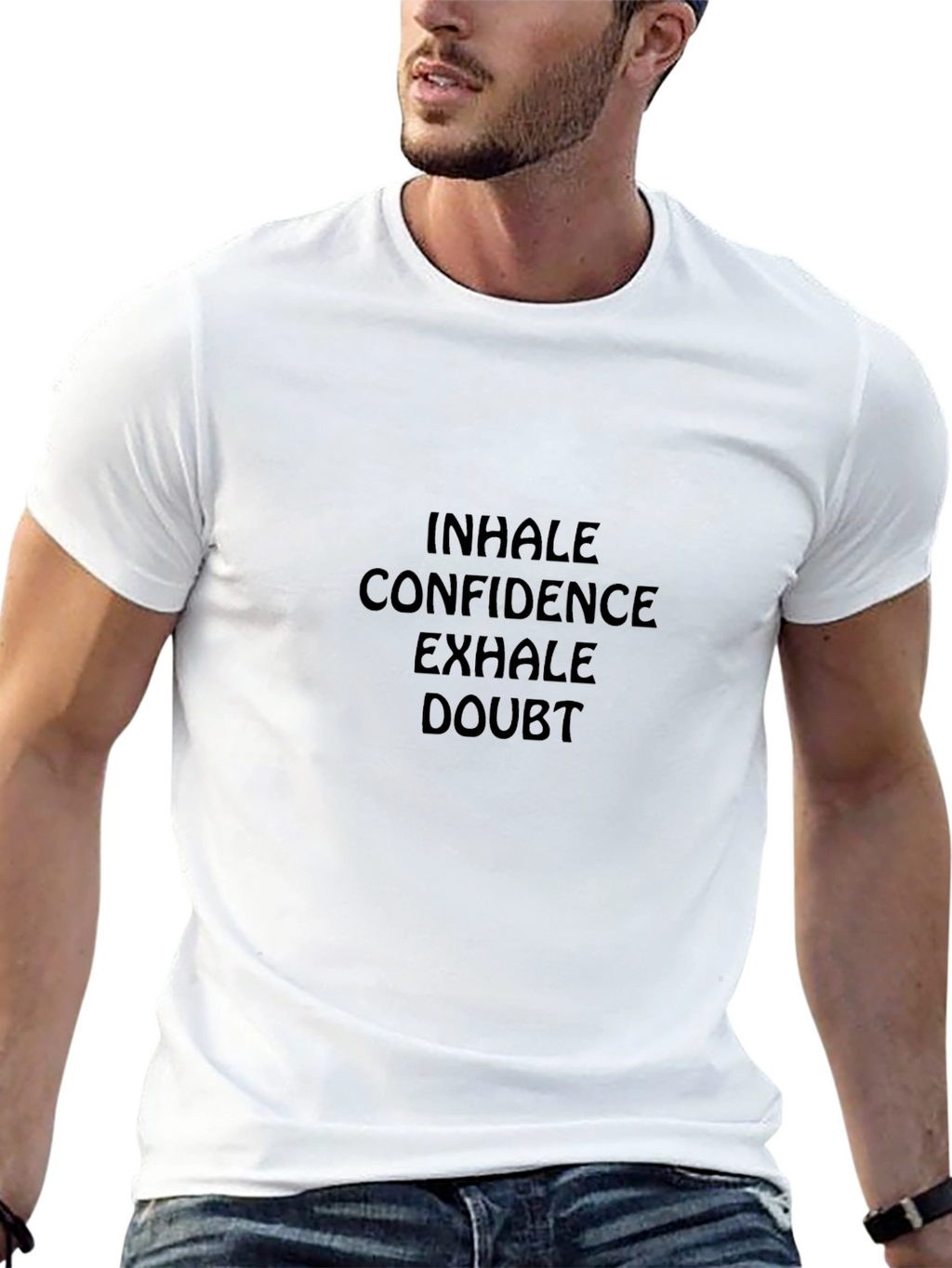 Inhale Confidence Exhale Doubt Graphic Tee