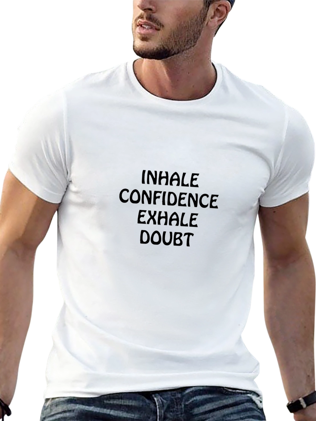 Inhale Confidence Exhale Doubt Graphic Tee
