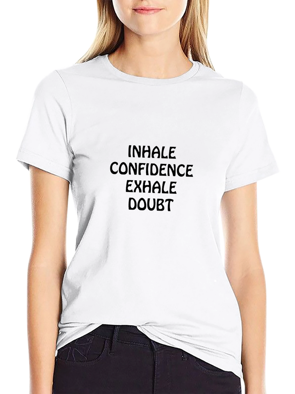 Inhale Confidence Exhale Doubt Graphic Tee