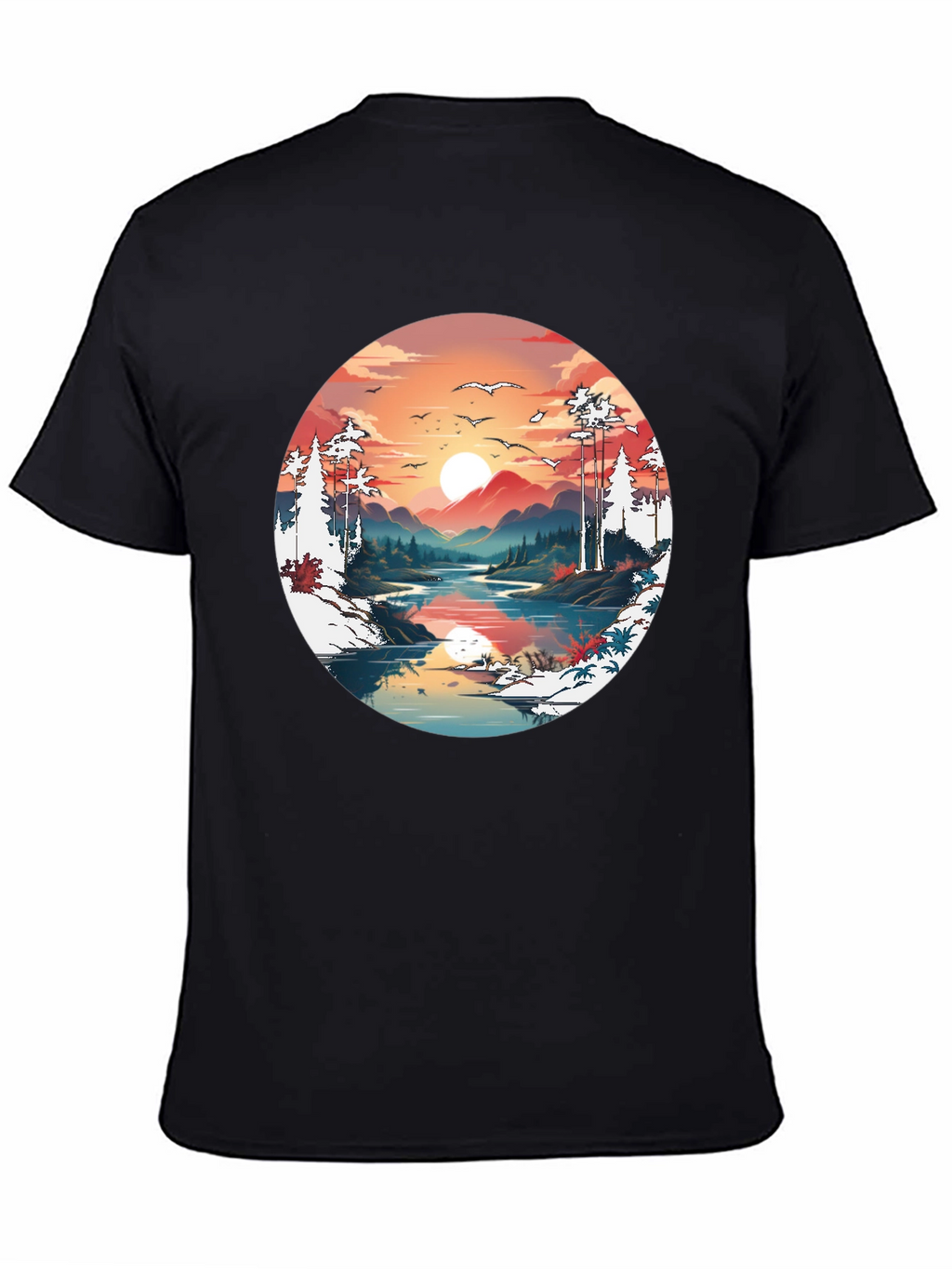Sunset Lake Graphic Tee
