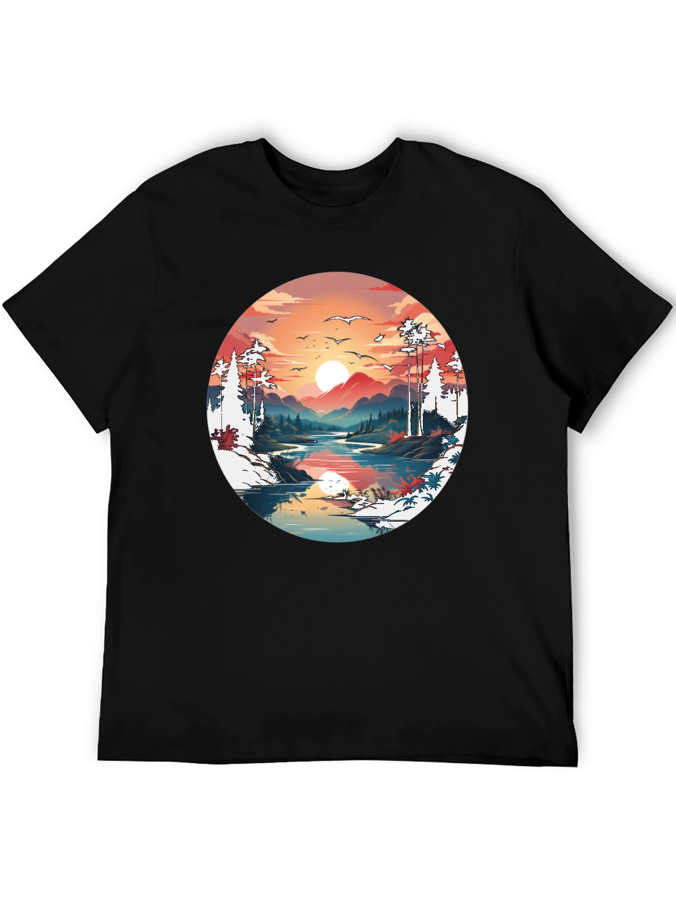 Sunset Lake Graphic Tee
