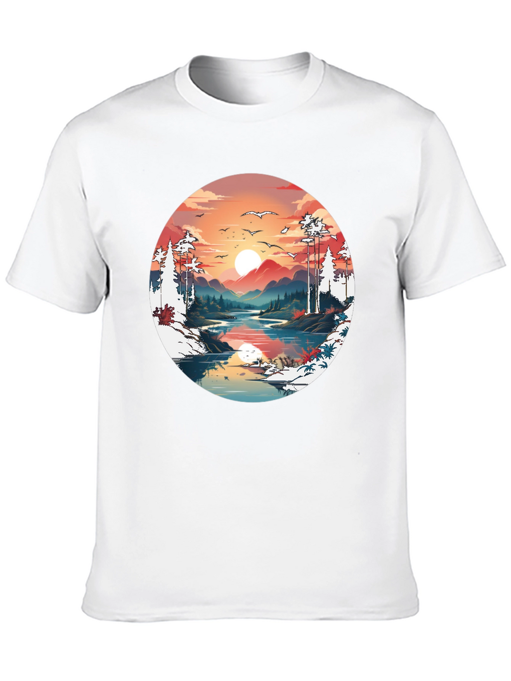 Sunset Lake Graphic Tee