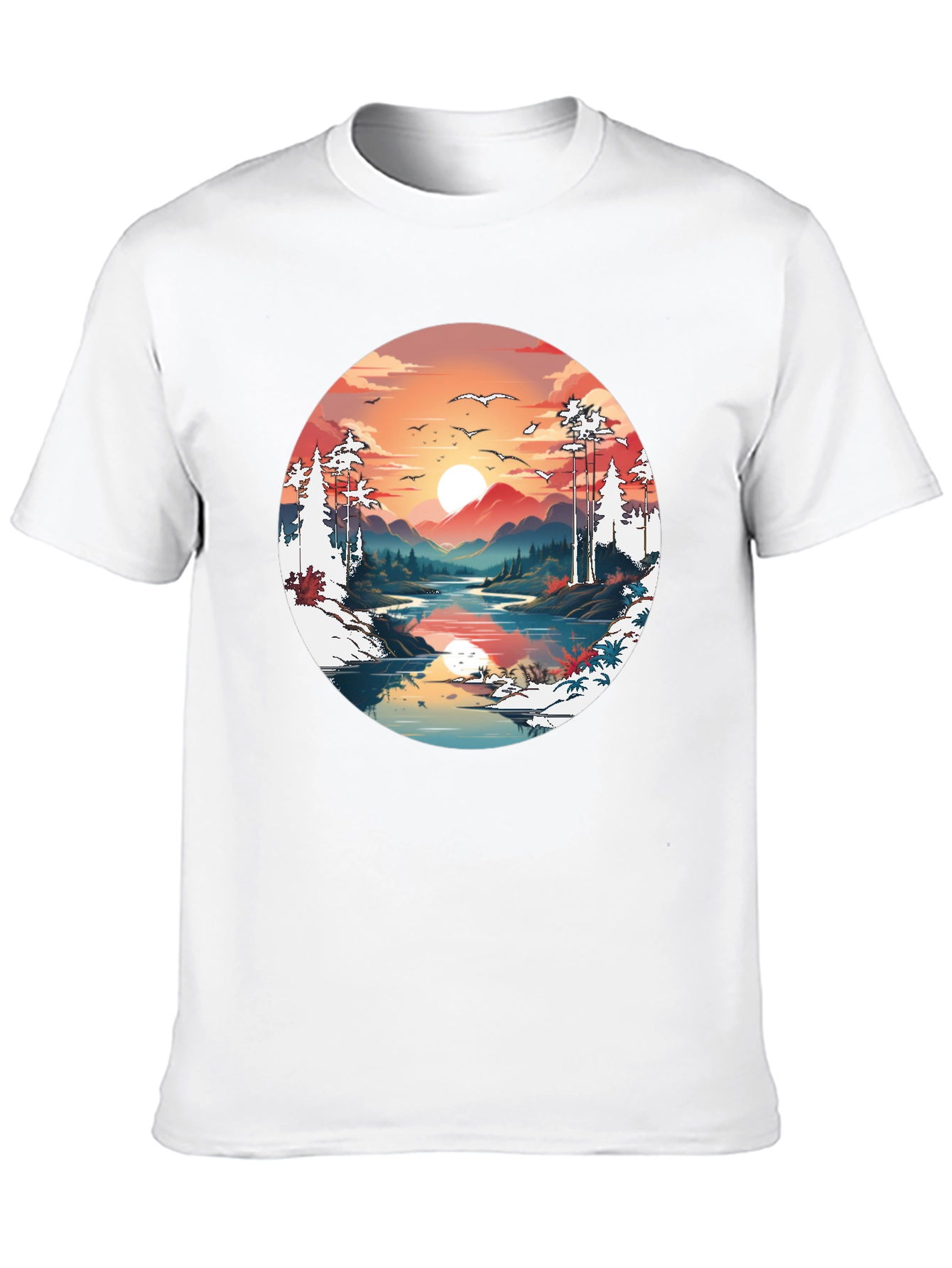 Sunset Lake Graphic Tee