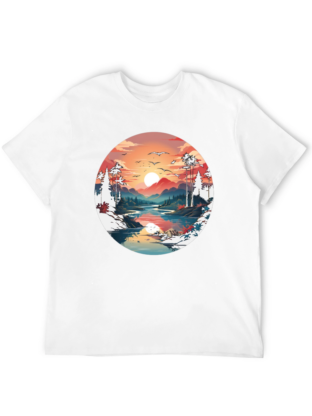 Sunset Lake Graphic Tee