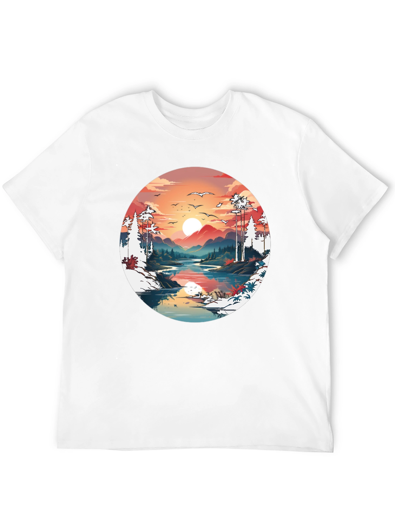 Sunset Lake Graphic Tee