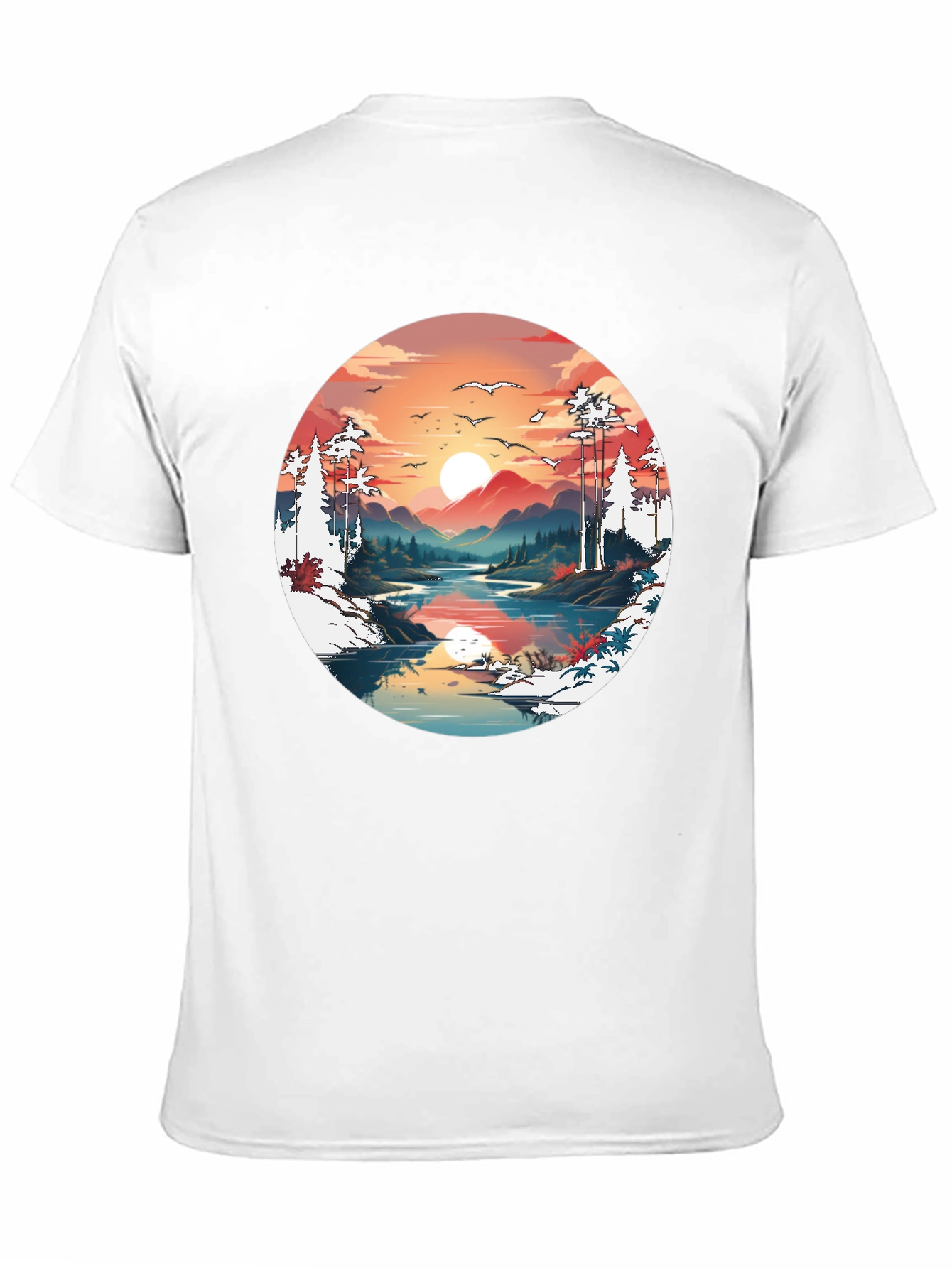Sunset Lake Graphic Tee
