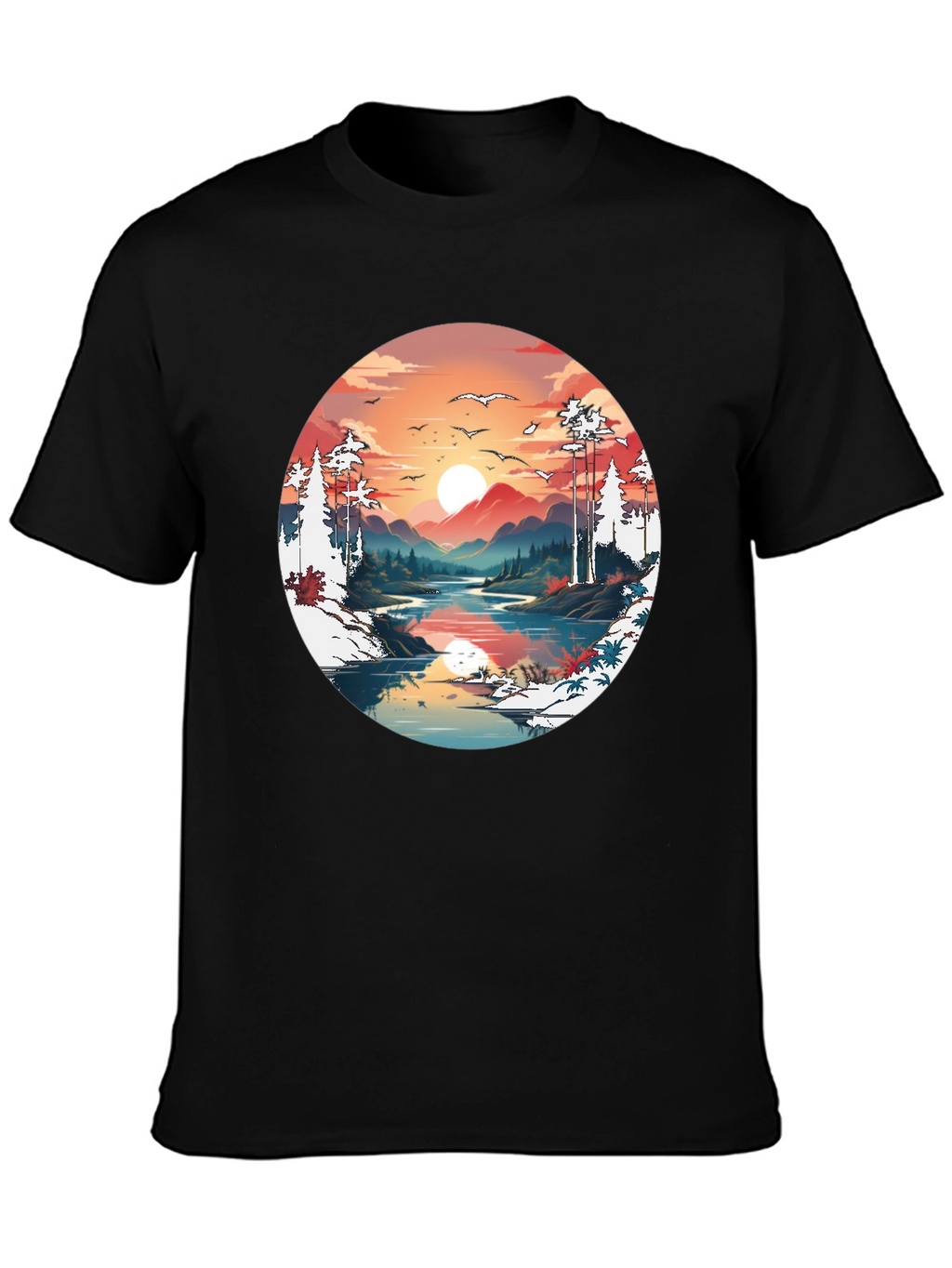Sunset Lake Graphic Tee