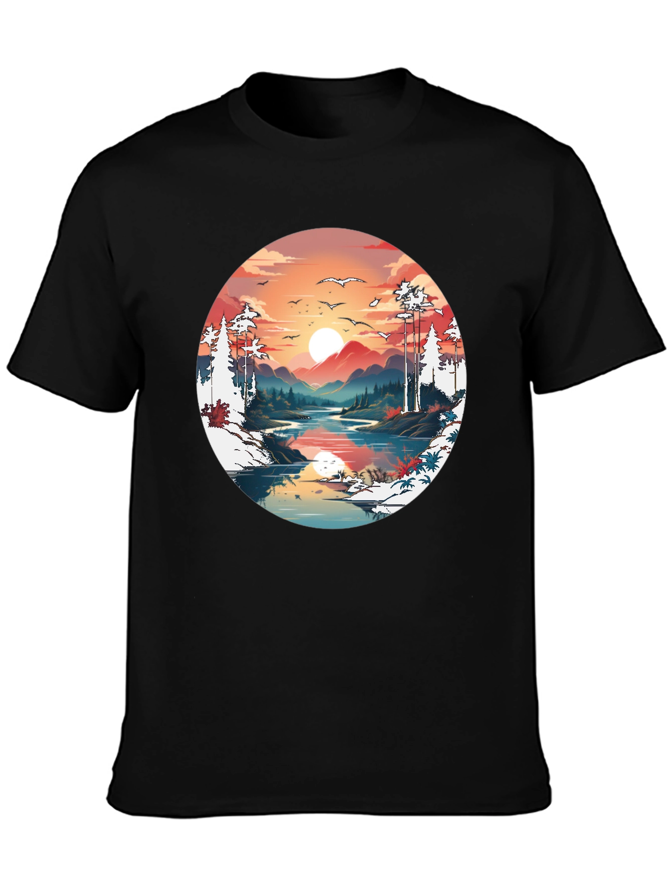 Sunset Lake Graphic Tee