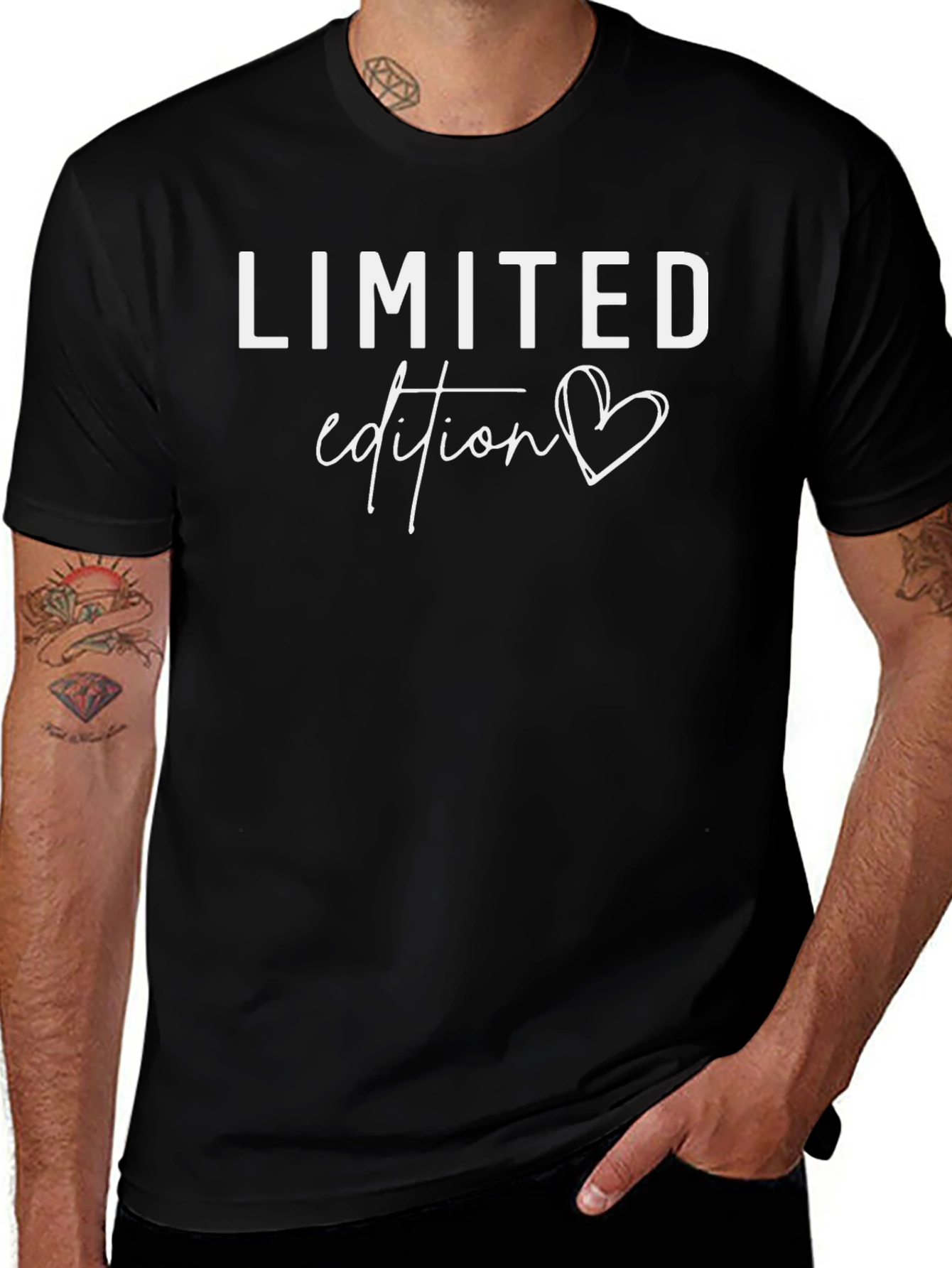 Limited Edition Heart Tee - Black