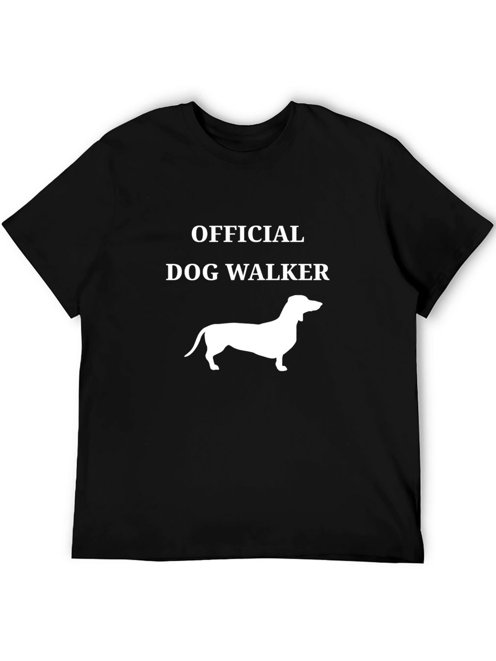 Official Dog Walker T-Shirt - Funny Dog Lover Tee