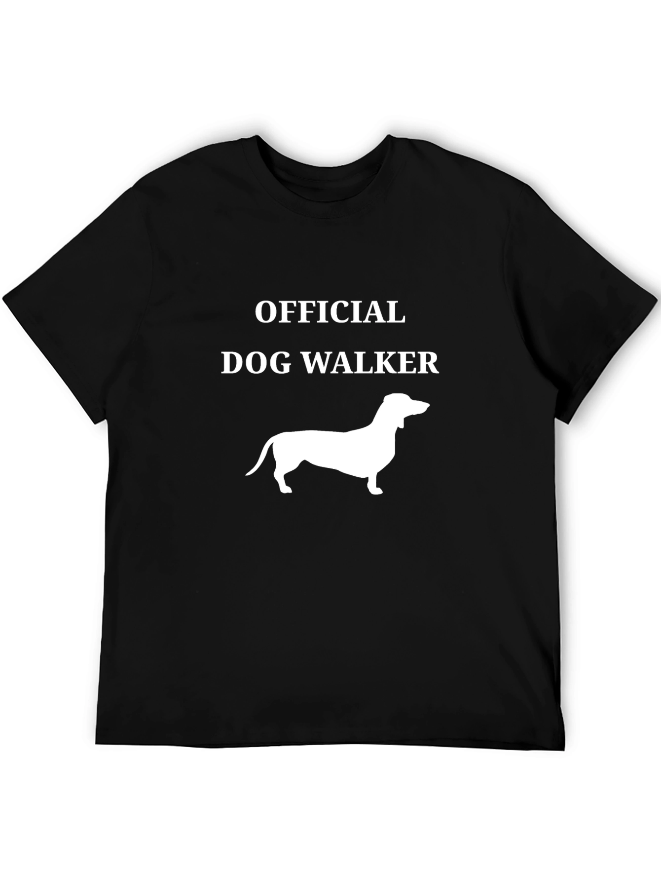 Official Dog Walker T-Shirt - Funny Dog Lover Tee