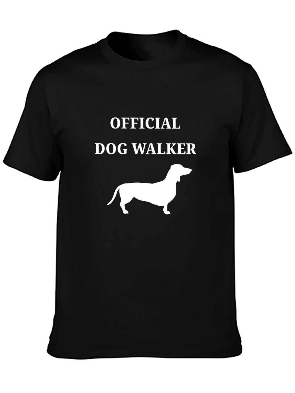 Official Dog Walker T-Shirt - Funny Dog Lover Tee