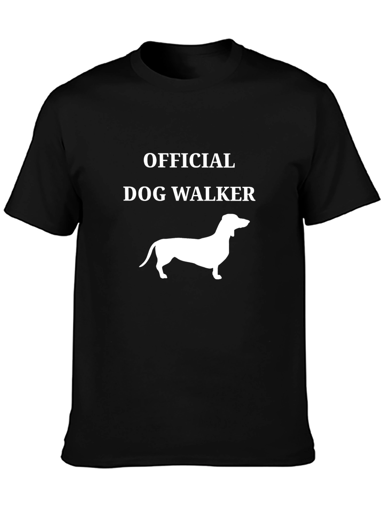 Official Dog Walker T-Shirt - Funny Dog Lover Tee