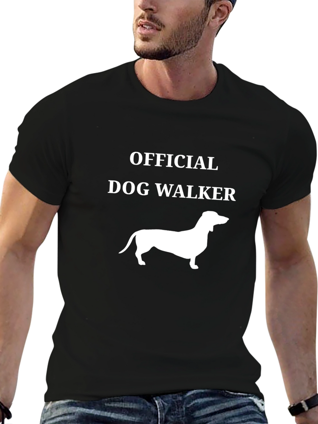 Official Dog Walker T-Shirt - Funny Dog Lover Tee